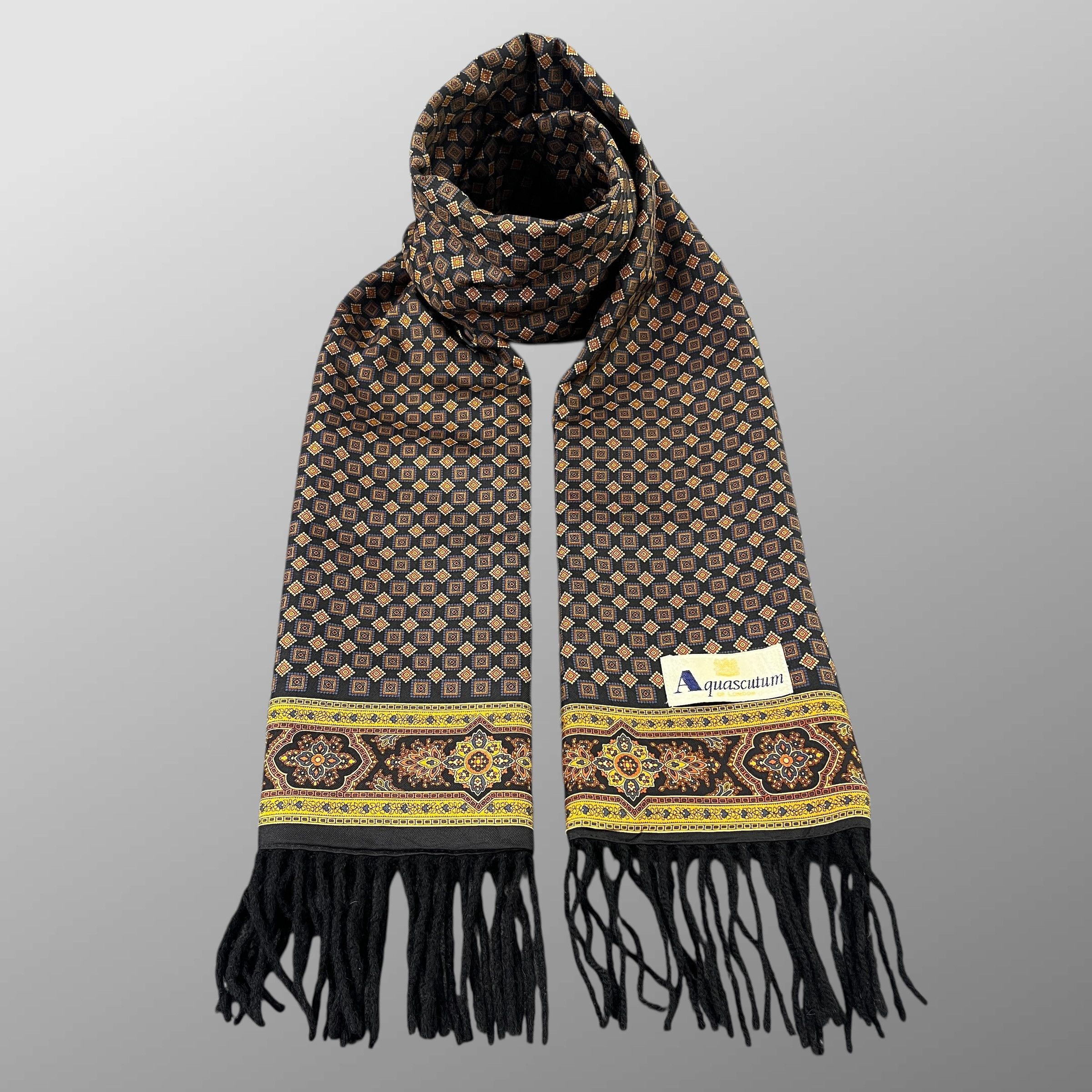 Vintage Aquascutum Scarf / Muffler / Neckwear K008 Size ONE SIZE - 1 Thumbnail