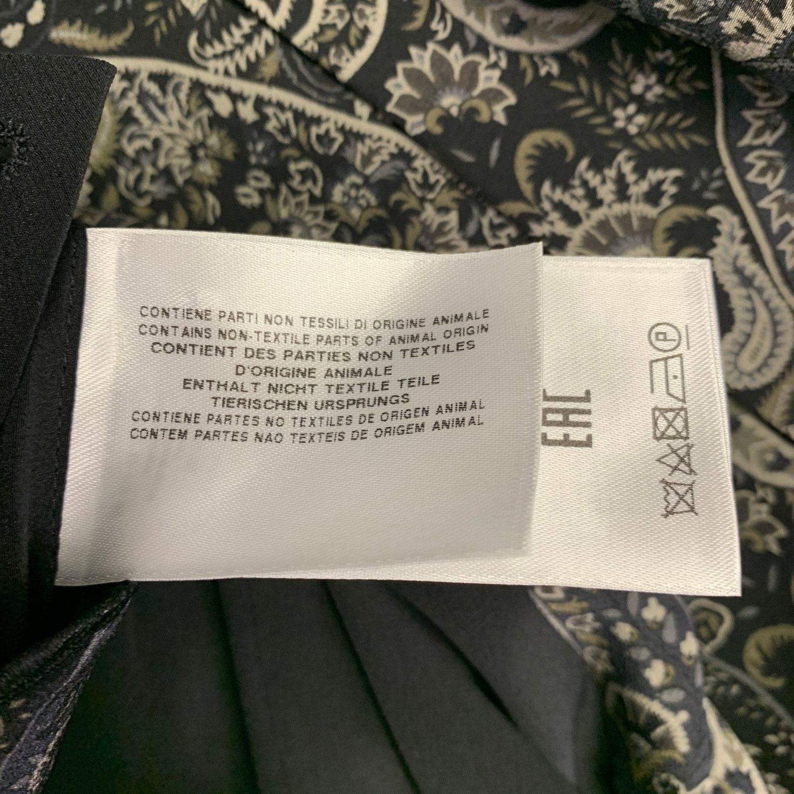 Etro Size 42 Giacche Black Beaded Wool Notch Lapel Sport Coat Size 42R - 8 Thumbnail