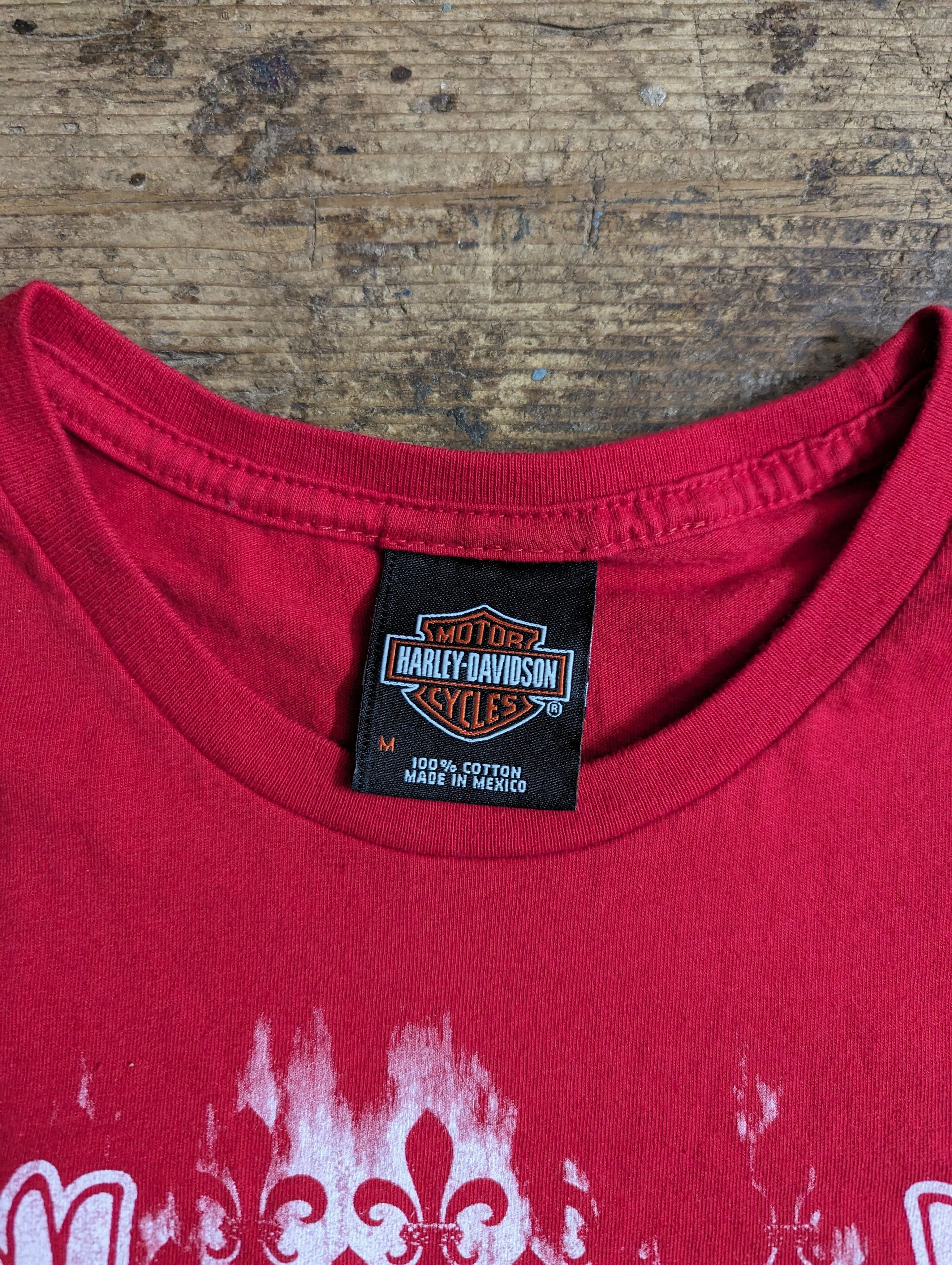 Harley Davidson 2010 Harley Davidson Eagle Graphic Long T Shirt Top Size M / US 6-8 / IT 42-44 - 4 Thumbnail