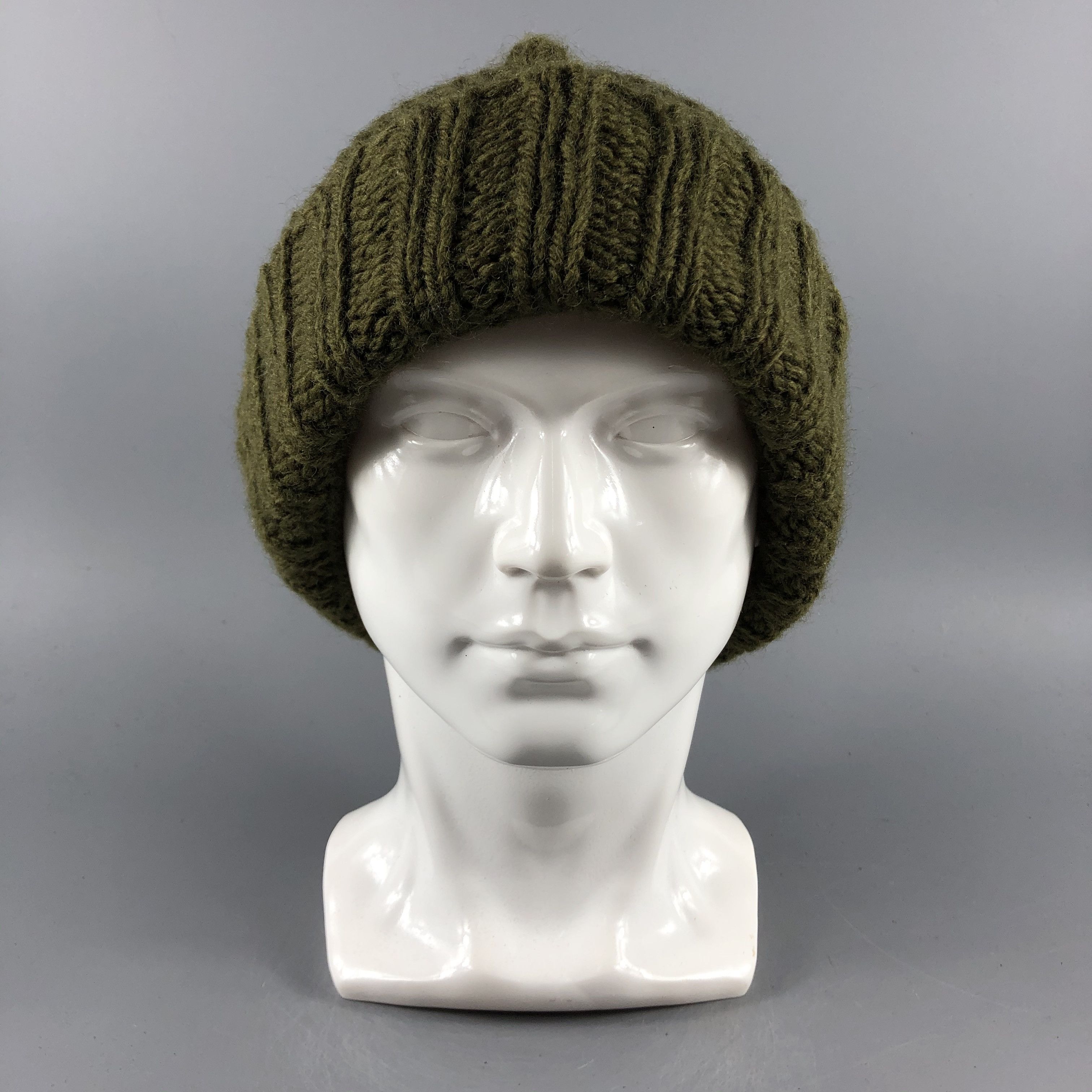 image of Aran Isles Knitwear x Vintage Unknown Hat Aran Isle Beanie Crochet Snow Hat Snow Cap B542, Men's
