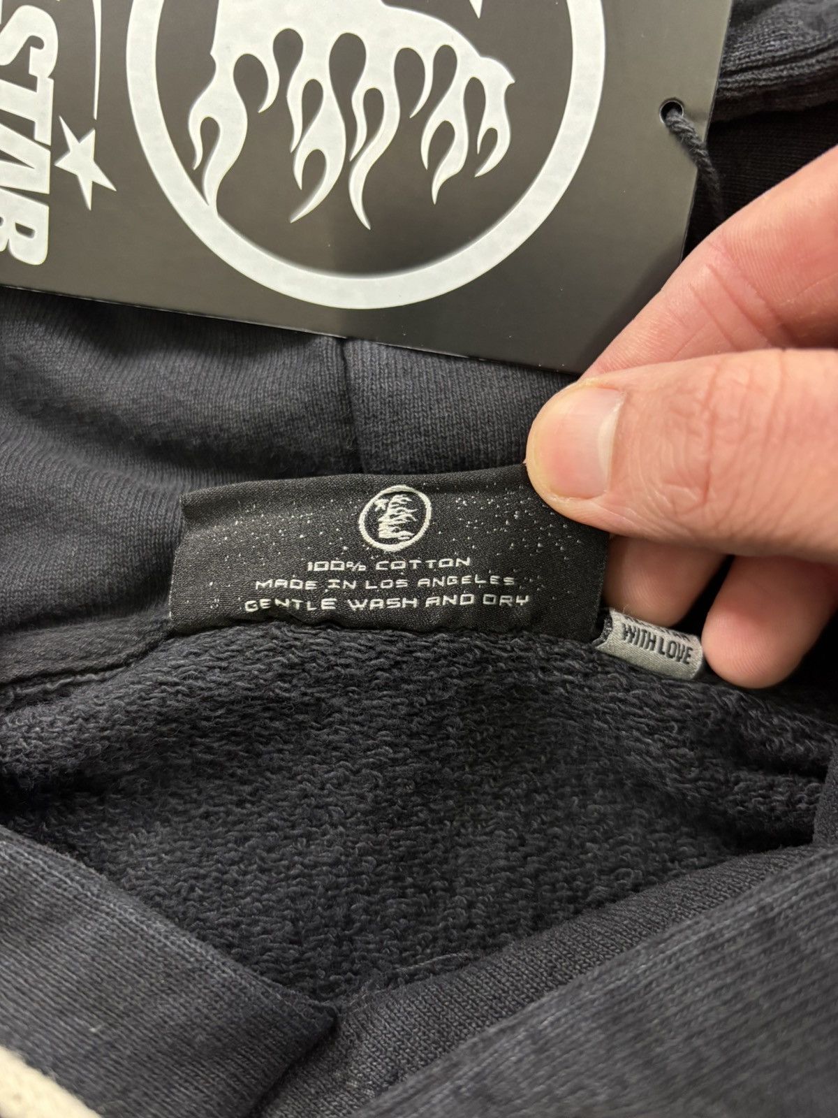HELLSTAR Hellstar HStar Hoodie, Black Size US M / EU 48-50 / 2 - 9 Thumbnail