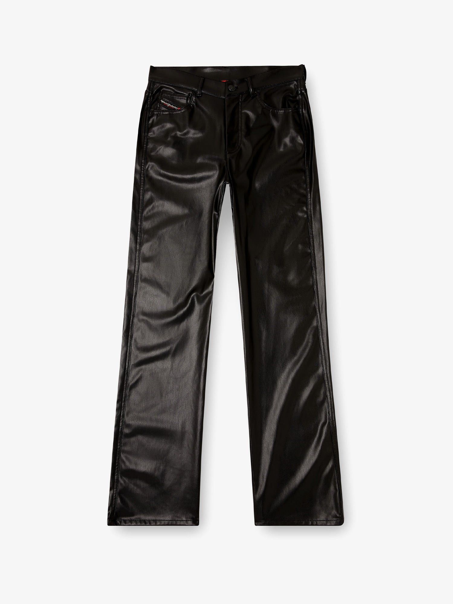 Diesel P-Lain Faux-Leather Trousers Size 30" / US 8 / IT 44 - 1 Thumbnail