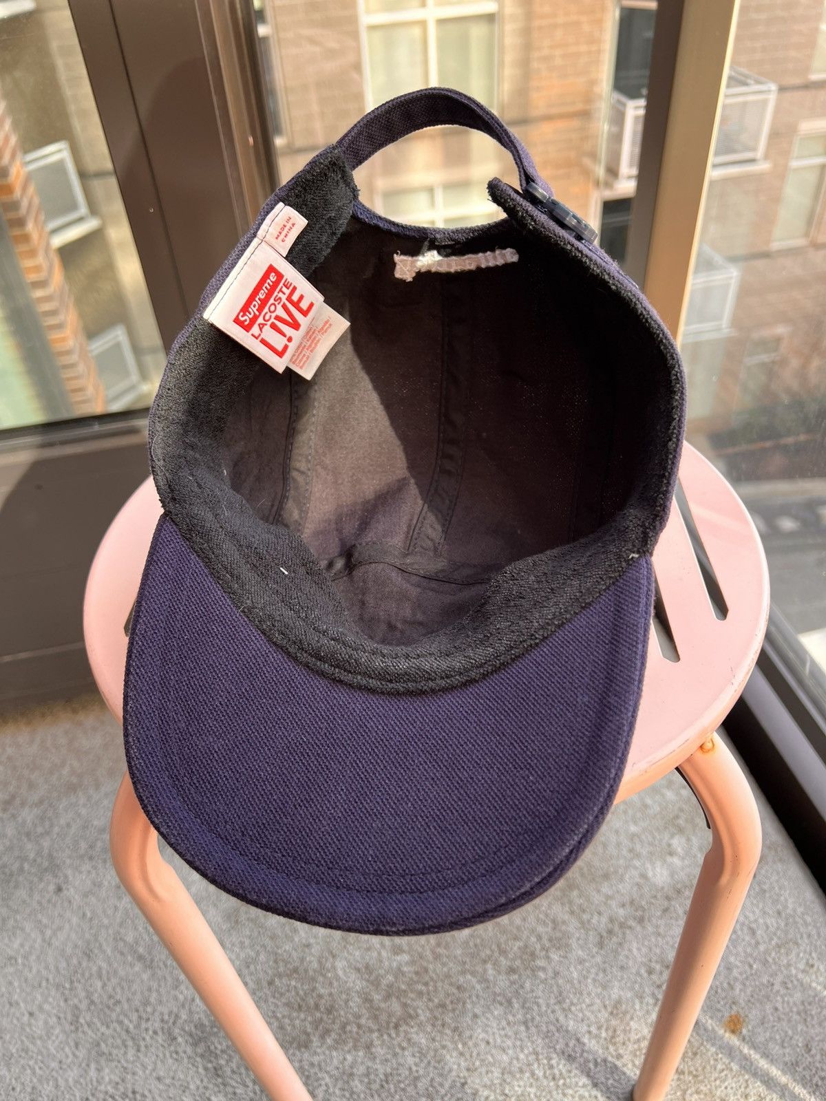 Lacoste × Supreme S/S ‘17 Pique Knit Camp Cap Size ONE SIZE - 7 Thumbnail