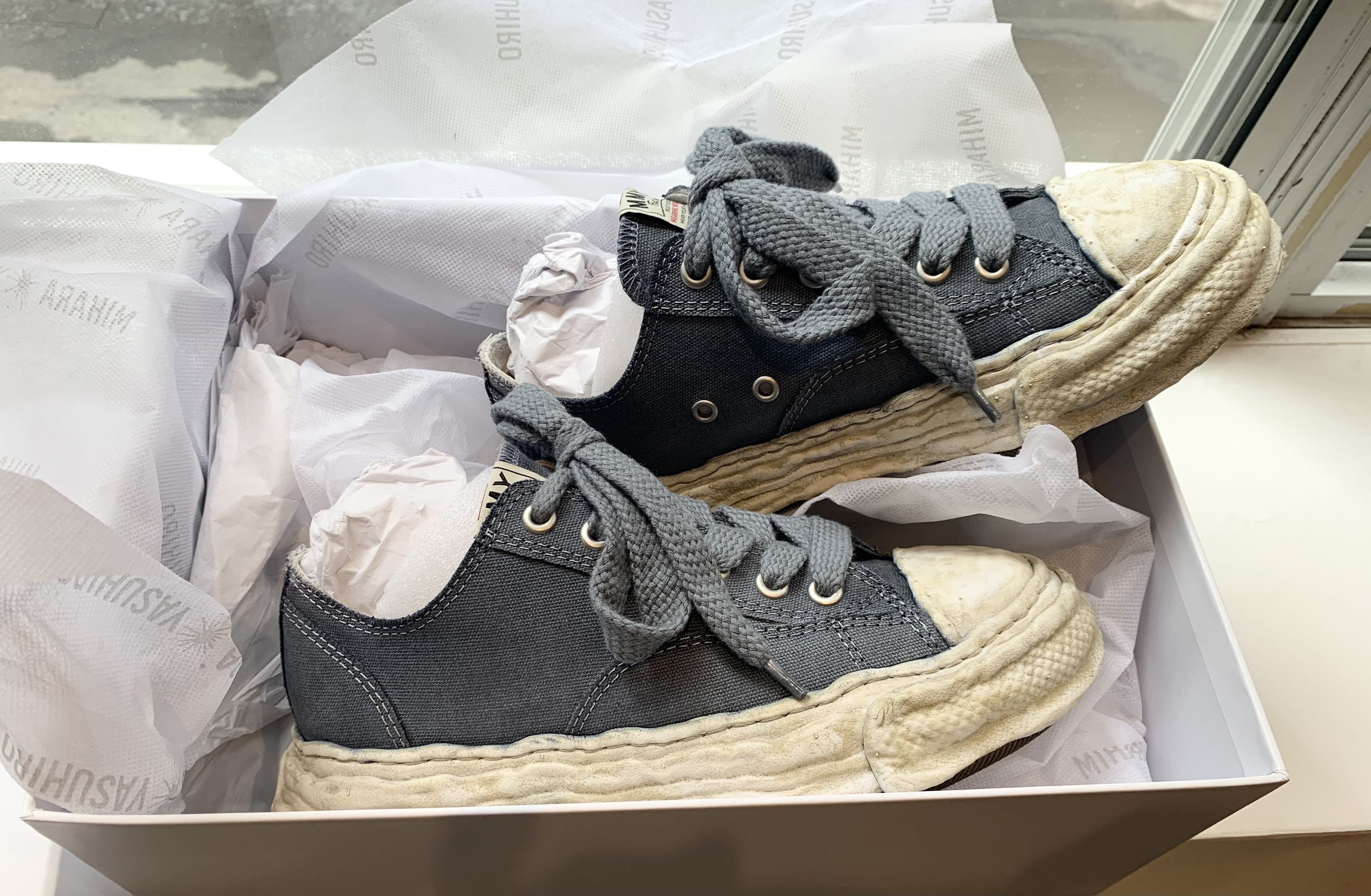 Maison MIHARA YASUHIRO Peterson 23 OG - A12FW706 Size US 7 / EU 40 - 17 Thumbnail