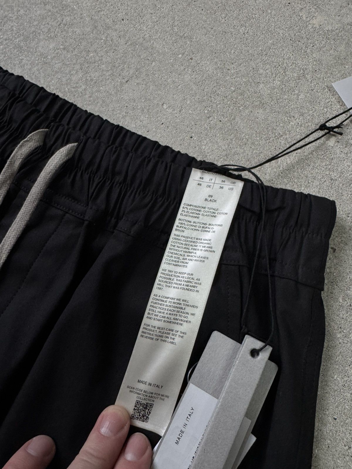 Rick Owens Rick Owens Black Shorts Cropped Size US 30 / EU 46 - 9 Thumbnail