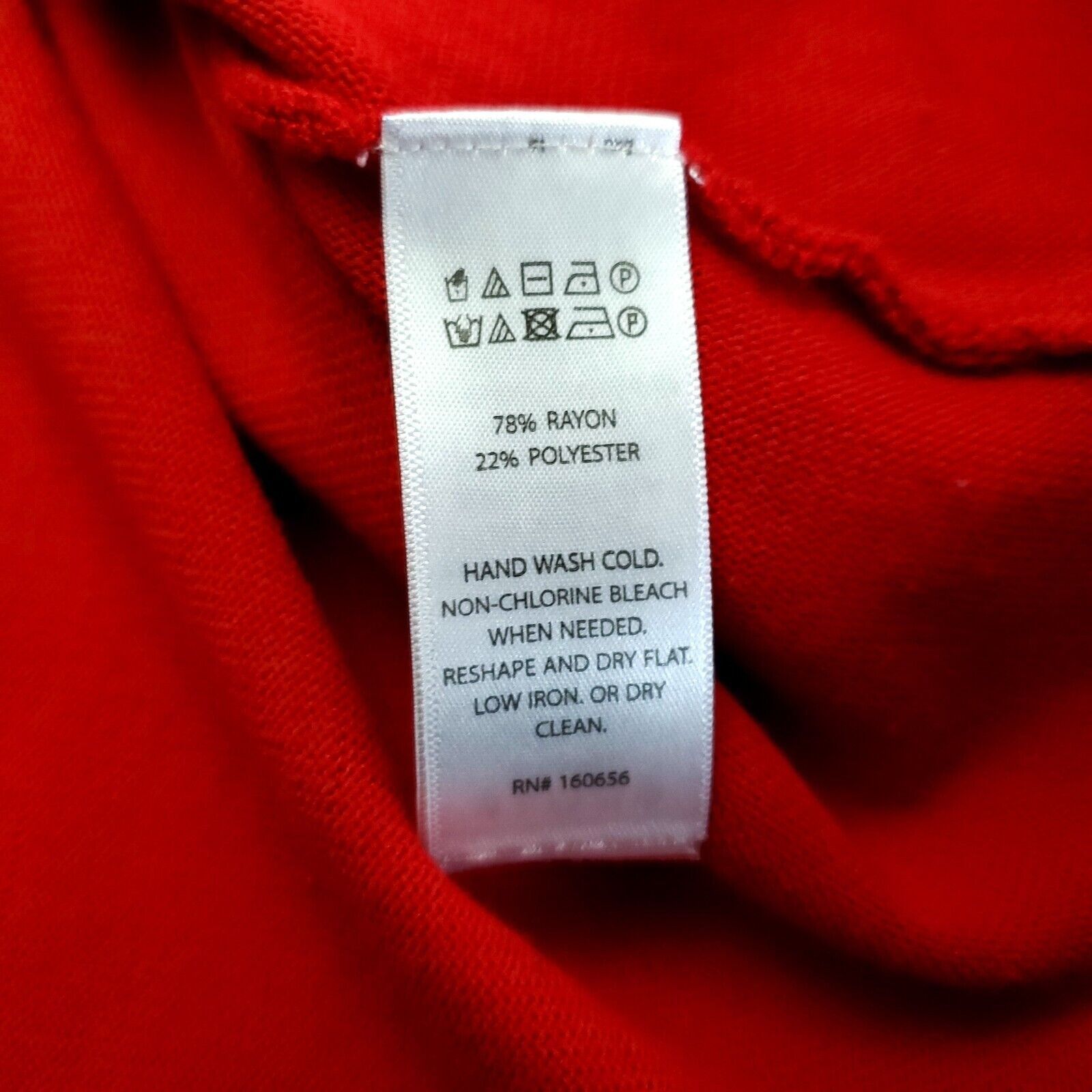 Designer Adrienne Vittadini Red Sweater Medium Rayon Polyester Long S Size M / US 6-8 / IT 42-44 - 7 Thumbnail