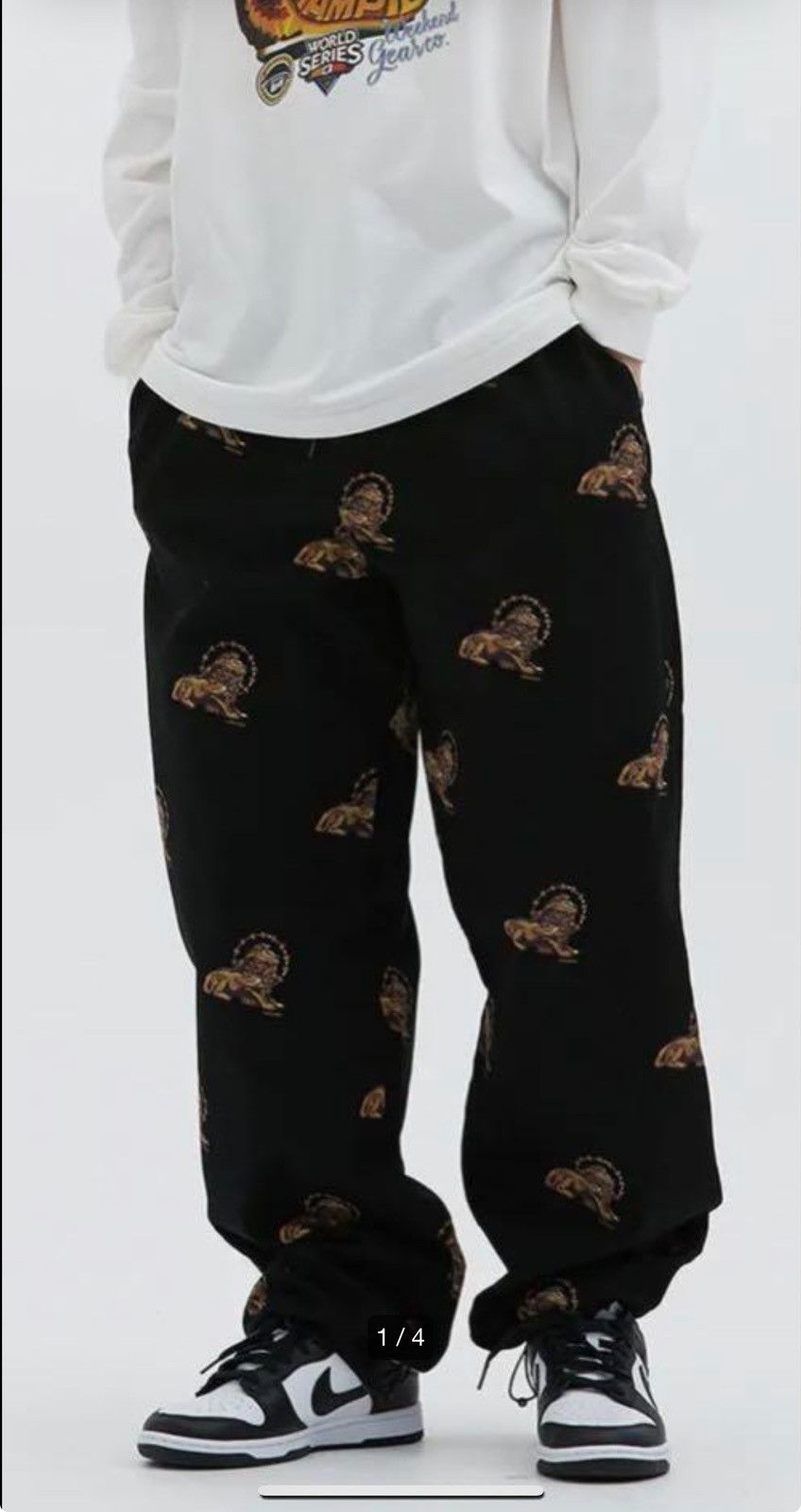 Designer Baggy Pants WKNDRS Size US 30 / EU 46 - 1 Thumbnail