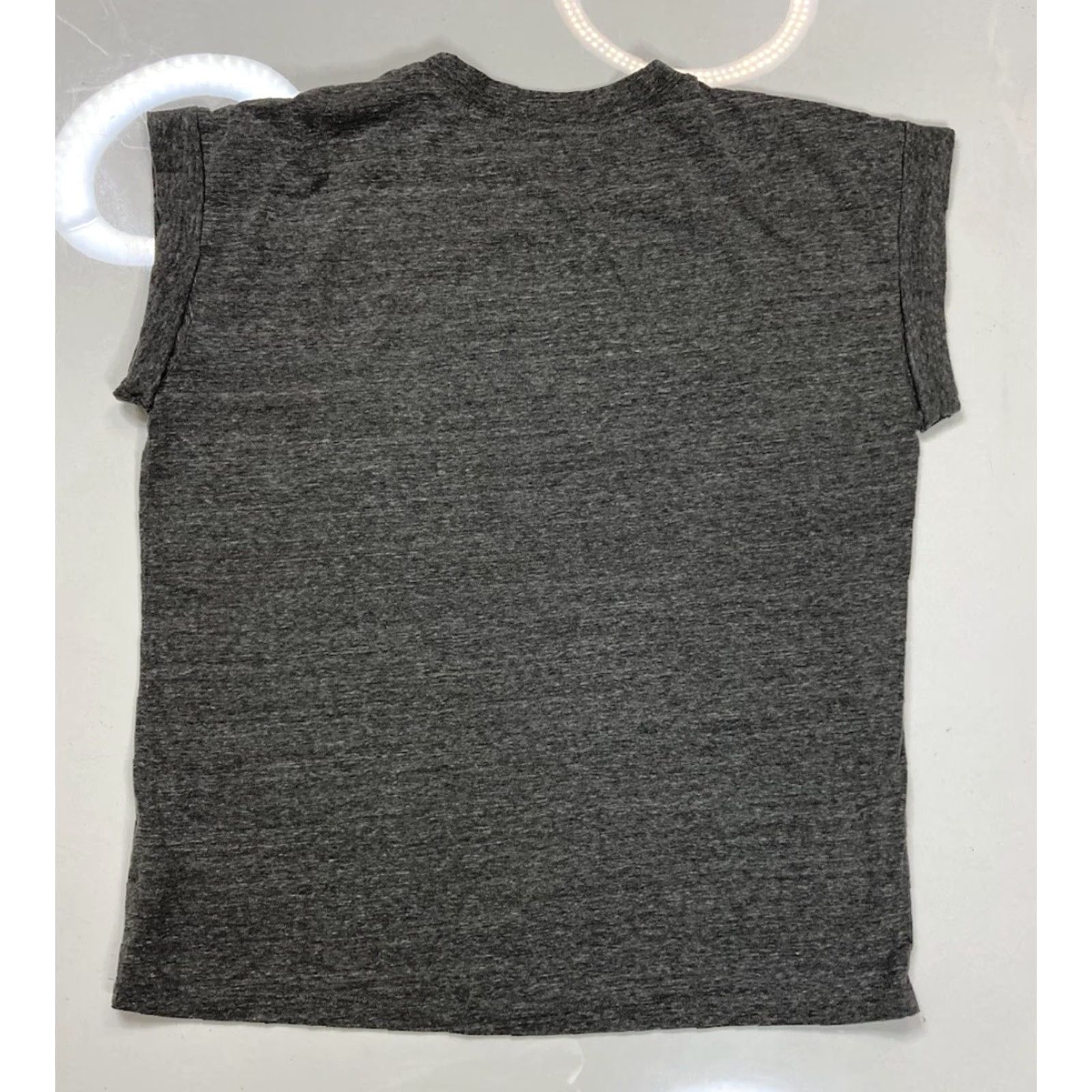 Logo 7 Nirvana T-Shirt Women's Small Gray Sleeveless Logo Crew Neck Cotton Polyester Casual Pop Music Shirt Size S / US 4 / IT 40 - 4 Thumbnail