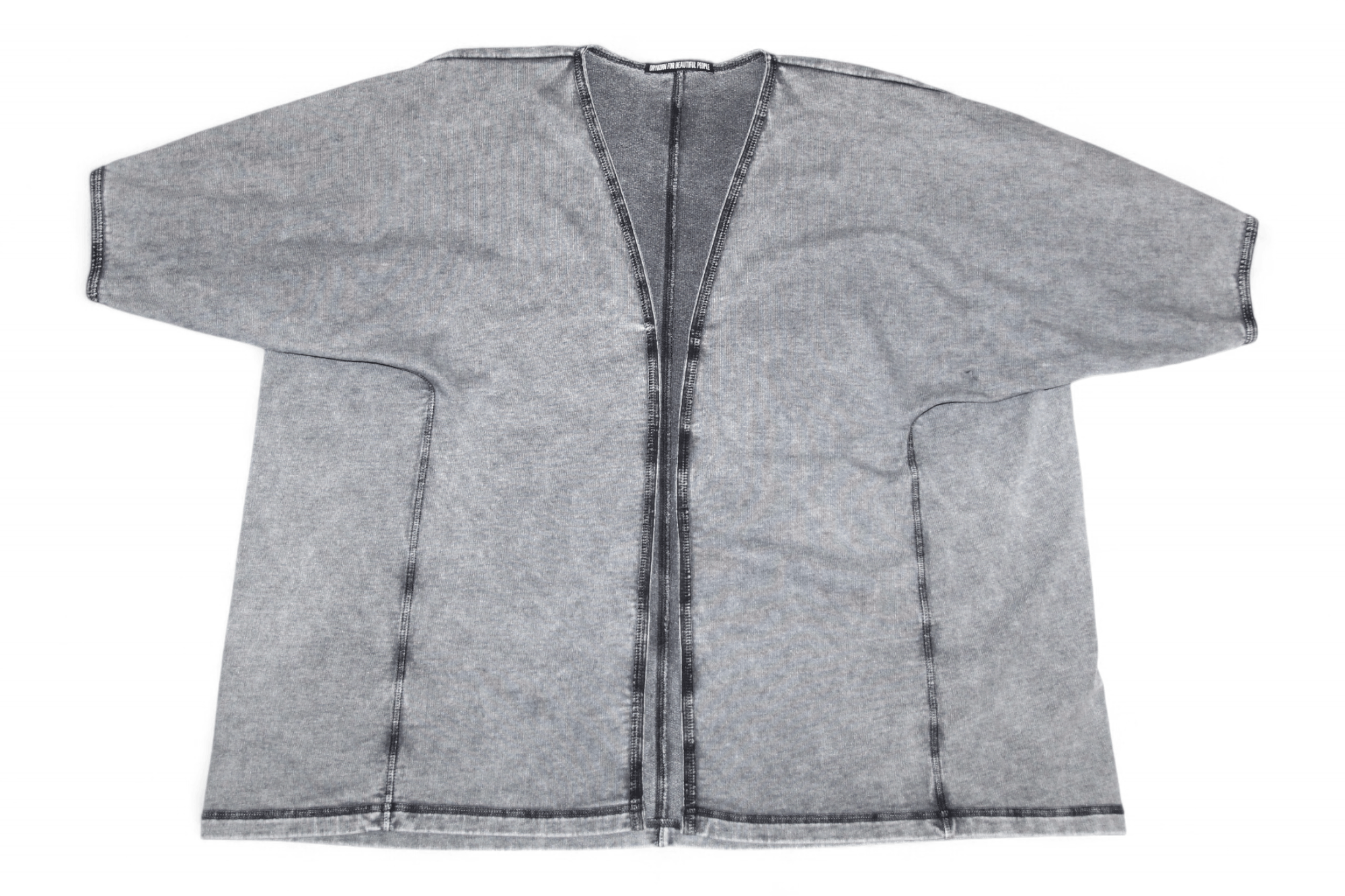 DRYKORN DRYKORN Charcoral Garments Dyed Poly Cotton Baggy Kimono Size US S / EU 44-46 / 1 - 7 Thumbnail
