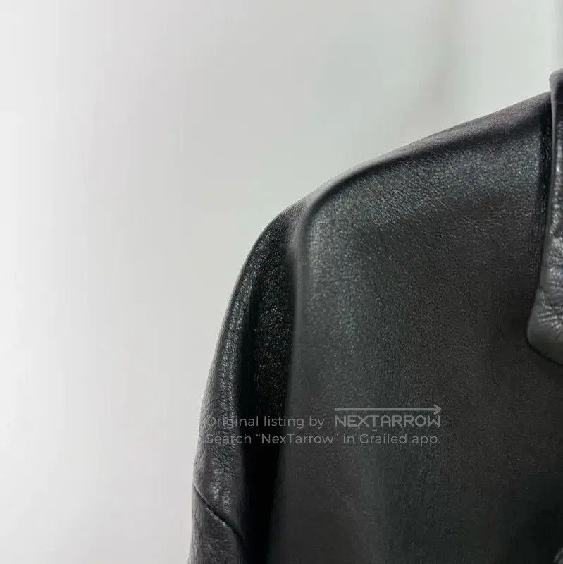 Prada Prada Black Leather Women's Jacket. Size M / US 6-8 / IT 42-44 - 3 Thumbnail