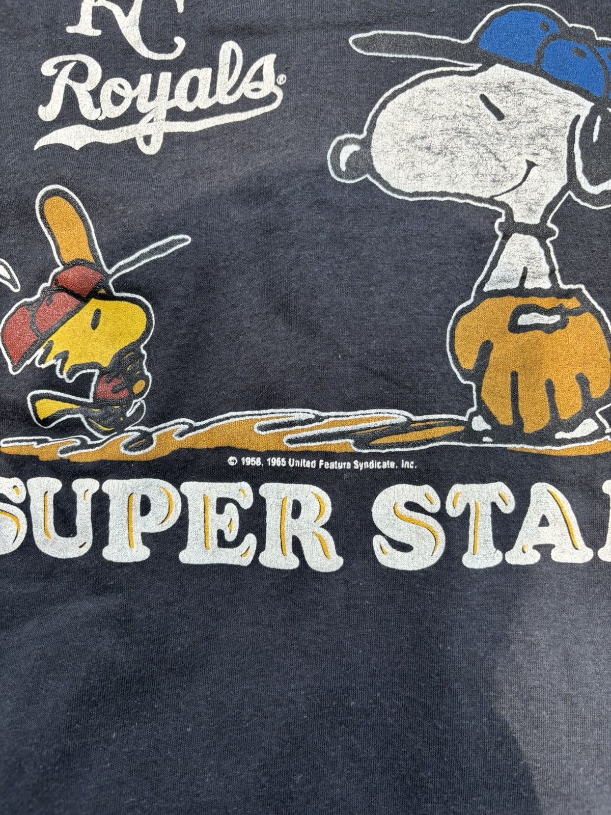 Vintage Vintage Peanuts Kansas City Royal Tshirt Size US S / EU 44-46 / 1 - 2 Thumbnail