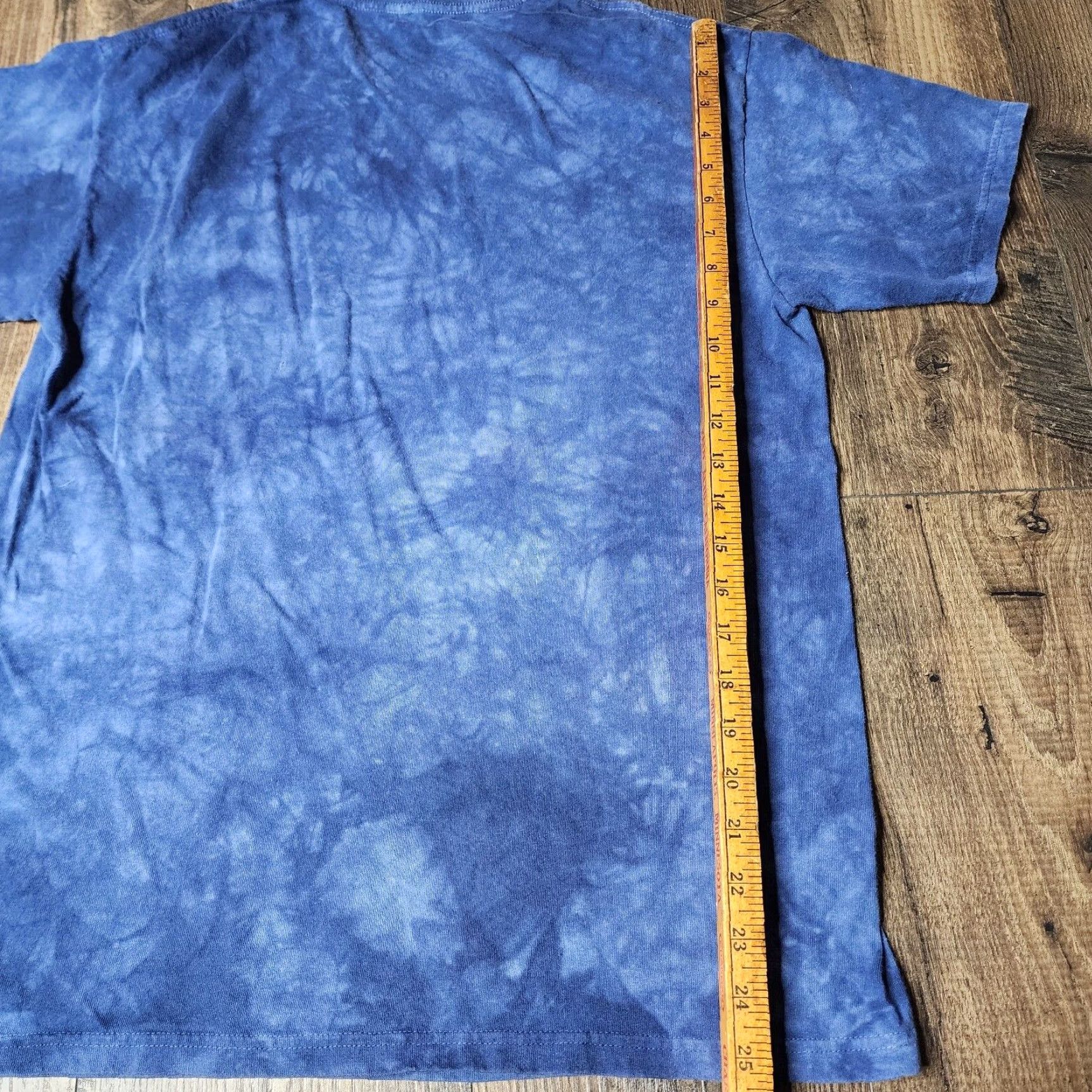 The Mountain The Mountain Mens M T Shirt Crew Neck Short Sleeve Tie Dye Christmas Santa Cat Kitten Blue 2010-2019 Cotton Size US M / EU 48-50 / 2 - 2 Thumbnail