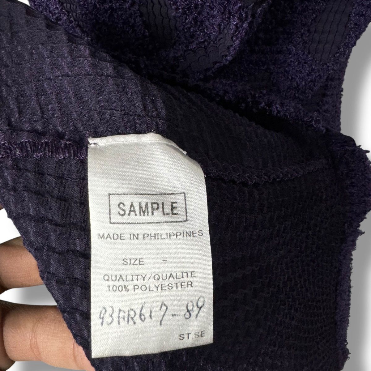 Issey Miyake 80’s SAMPLE IsseyMiyake Pleated Mesh Mini Dress Size ONE SIZE - 12 Thumbnail