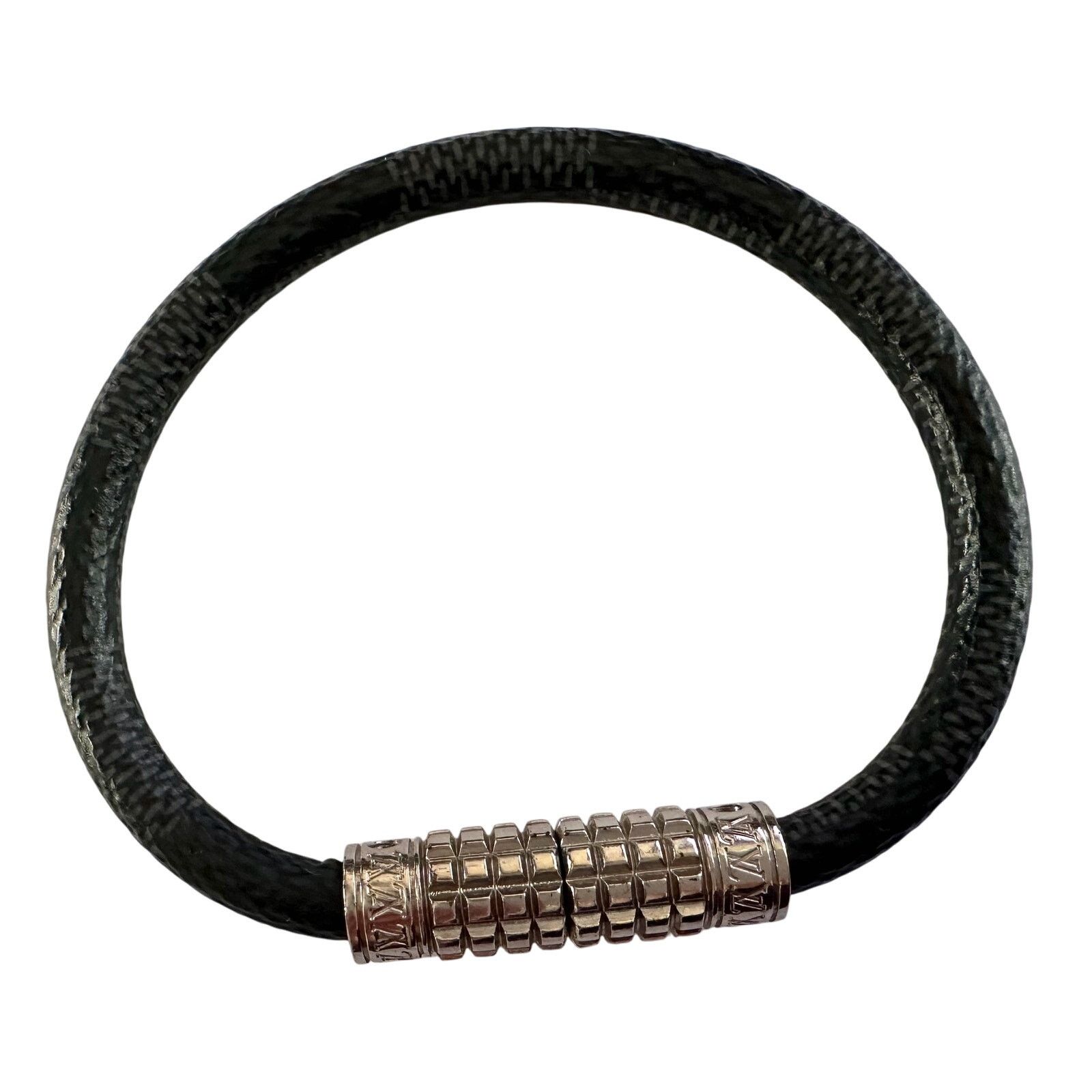 Louis Vuitton Louis Vuitton Digit Damier Graphite Canvas Bracelet Size ONE SIZE - 10 Thumbnail