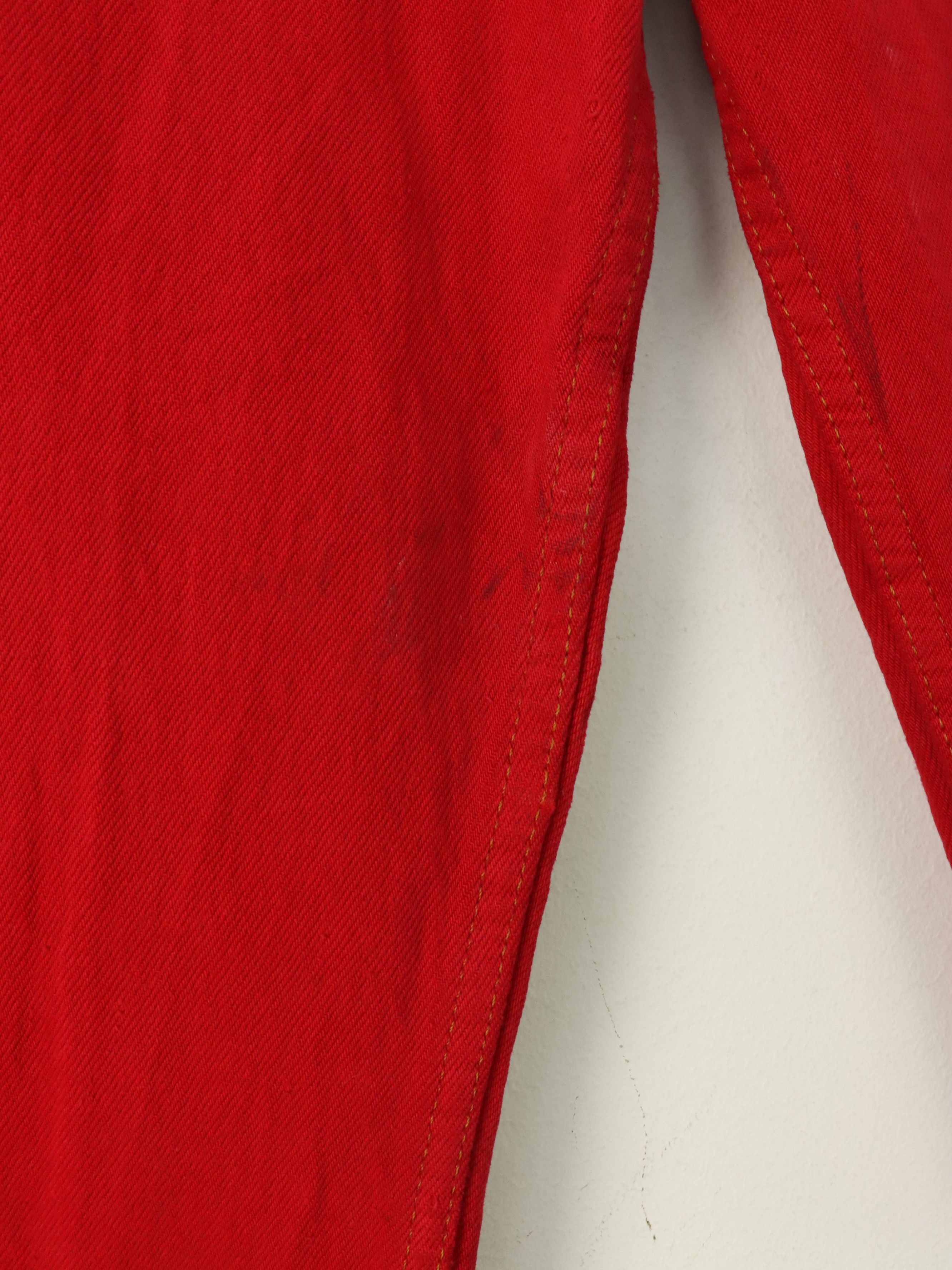 Levi's × Vintage Vtg. Levis 501 Red Distressed Jeans MADE IN USA Size US 28 / EU 44 - 16 Thumbnail
