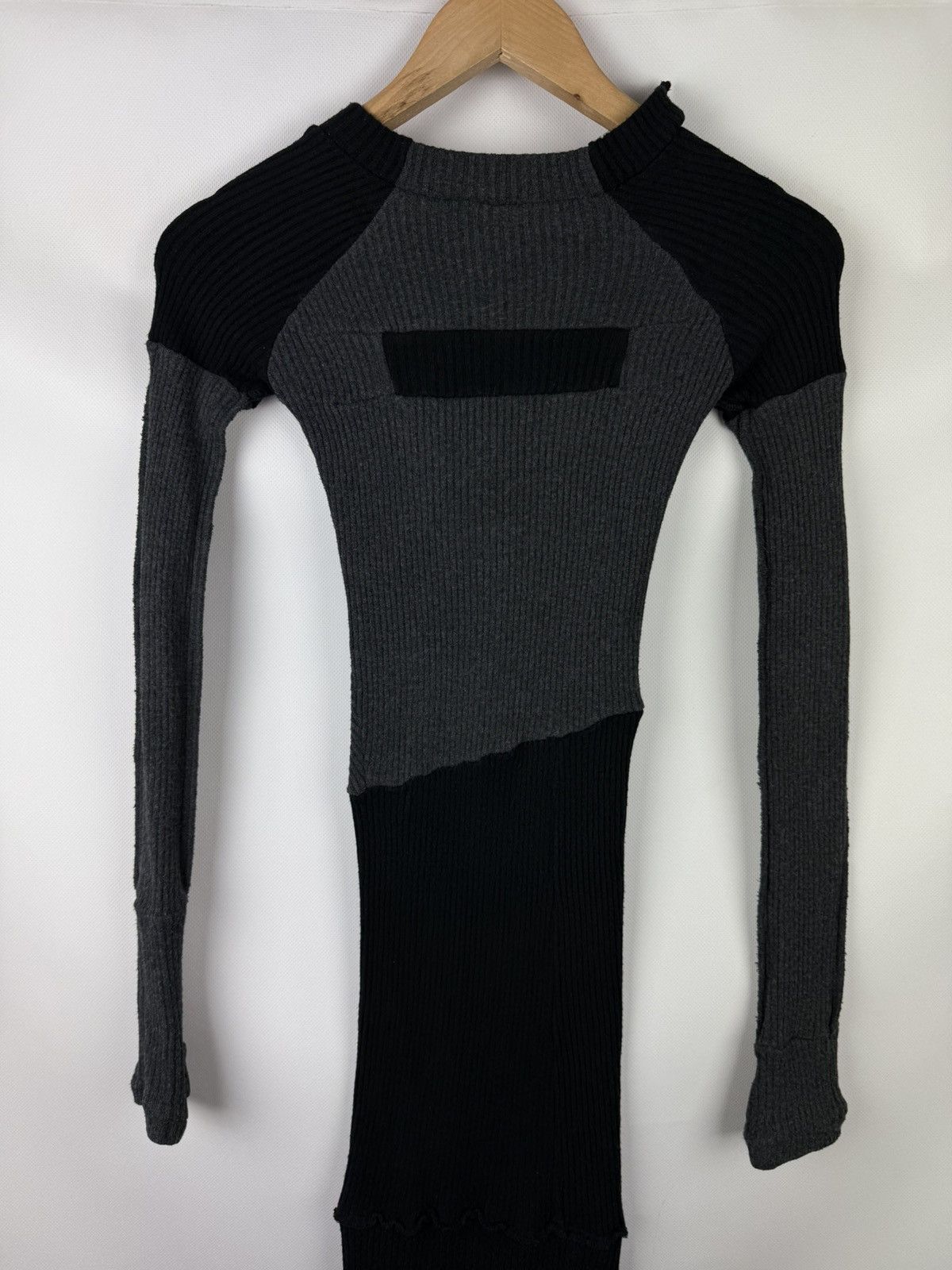 Demobaza Demobaza Avant-garde Ribbed Bodycon LS Sweater Dress Size S / US 4 / IT 40 - 19 Thumbnail