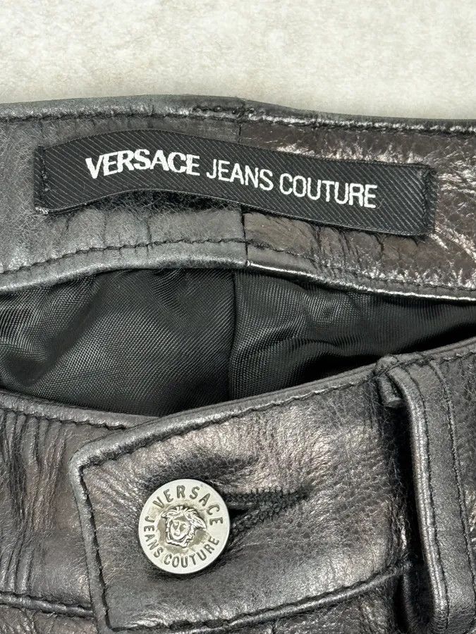 Versace Versace Black Multi-Zips Biker Leather Pants Size US 32 / EU 48 - 13 Thumbnail