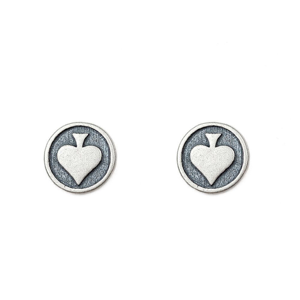 Jewelry Spades A Future Earrings One Pairs Chrome Jewelry Size ONE SIZE - 6 Thumbnail