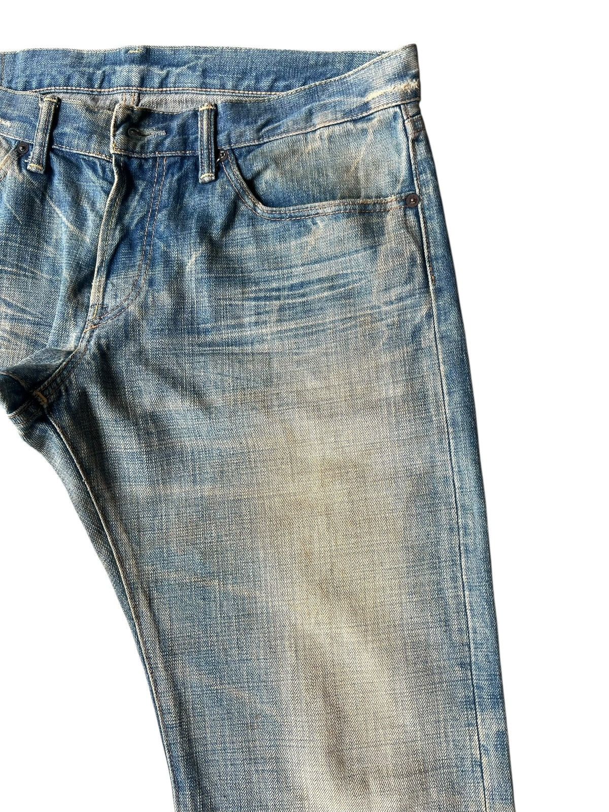 Eternal ETERNAL Japan Buttonfly Distressed Aging Mud Denim Jeans Size US 34 / EU 50 - 11 Thumbnail