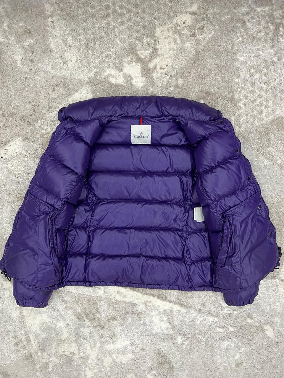 Moncler × Vintage Moncler purple womrns puffer jacket Size L / US 10 / IT 46 - 6 Thumbnail
