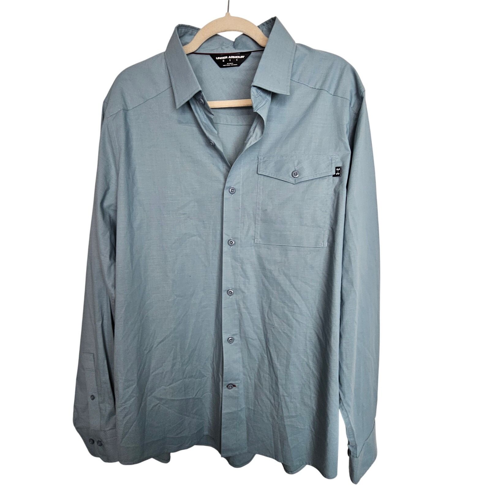 Under Armour Under Armour Mens Shirt L Gorpcore Wicking Outdoor Stretch Size US L / EU 52-54 / 3 - 1 Thumbnail