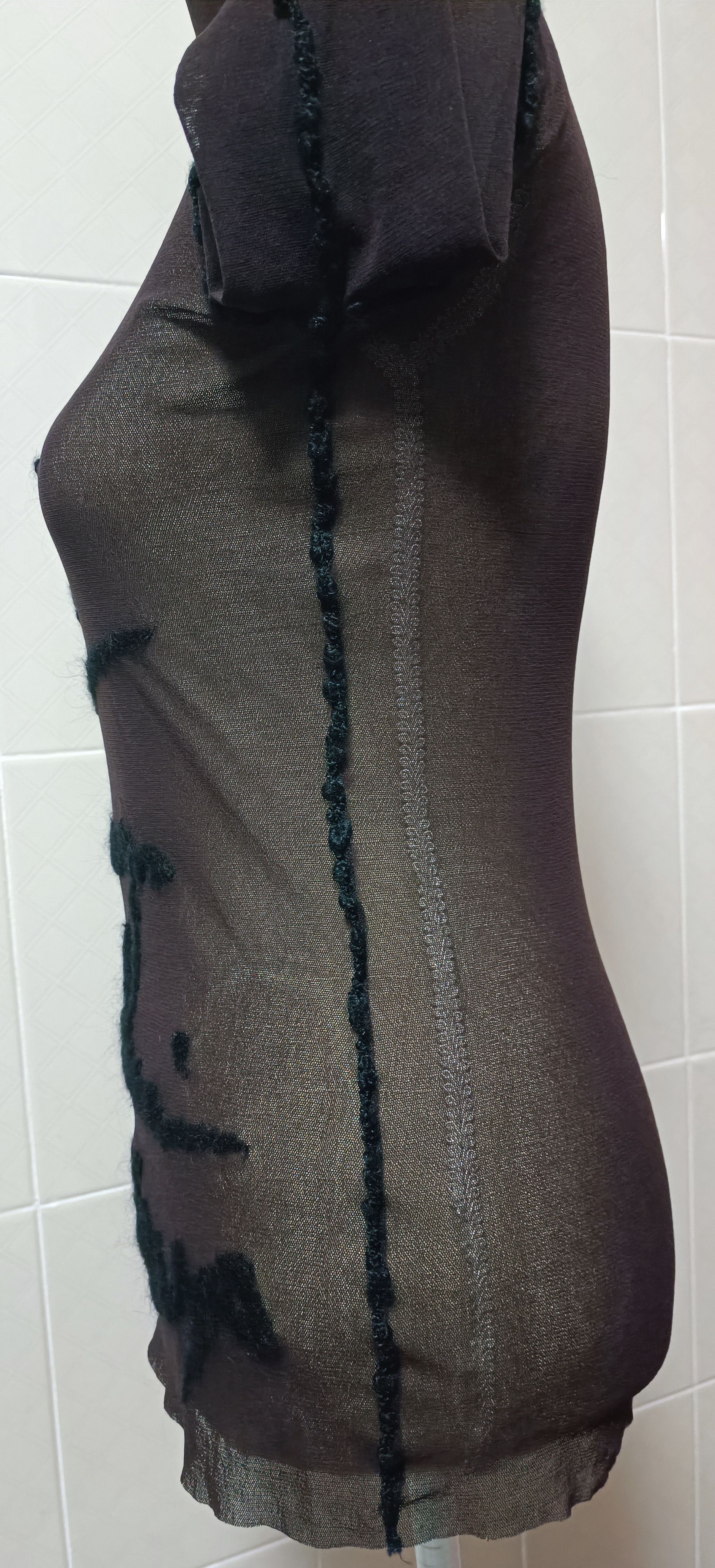 Jean Paul Gaultier Fall2001 - Iconic wool word top Size L / US 10 / IT 46 - 21 Thumbnail