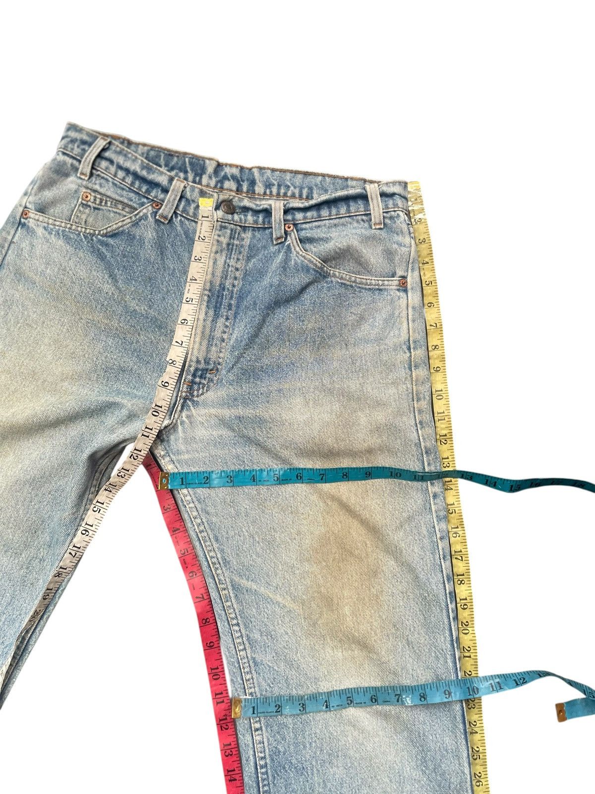 Levi's Vintage 1989 Levis 505 Orange Tab USA Size US 33 - 16 Thumbnail