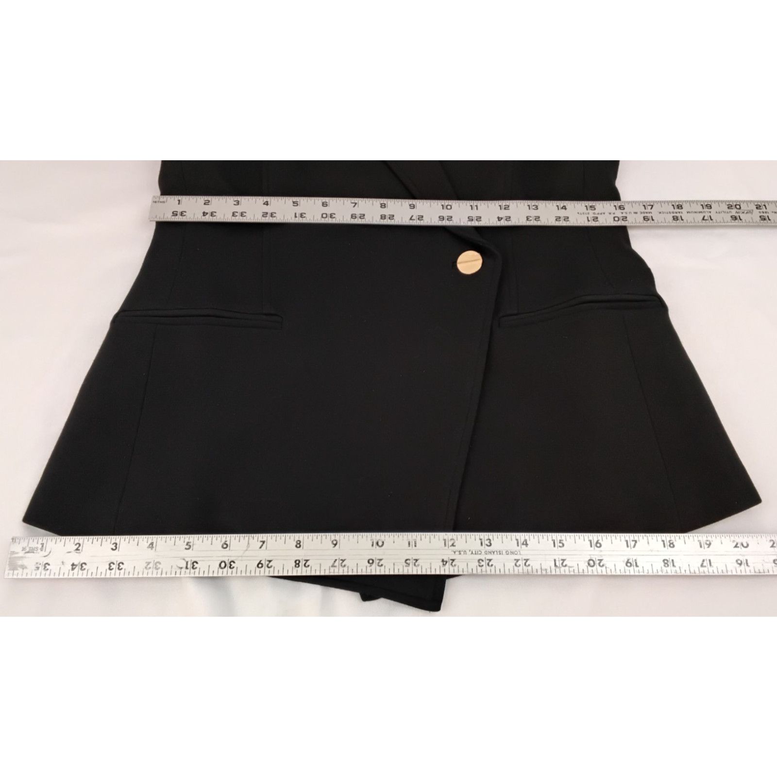 Spanx Spanx Perfect Asym Tailored Blazer Black Women's Small NWT Size S / US 4 / IT 40 - 20 Thumbnail