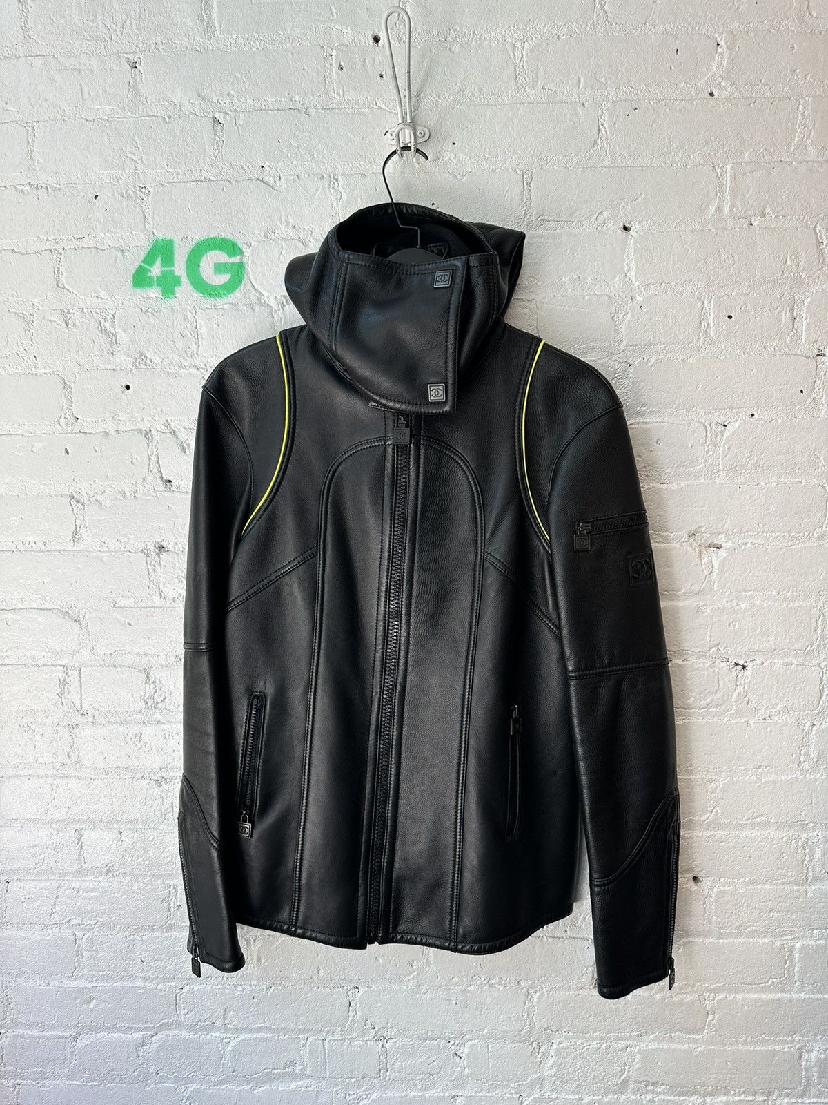 Chanel Zip Up Leather Jacket Brown – AMORE Vintage Tokyo