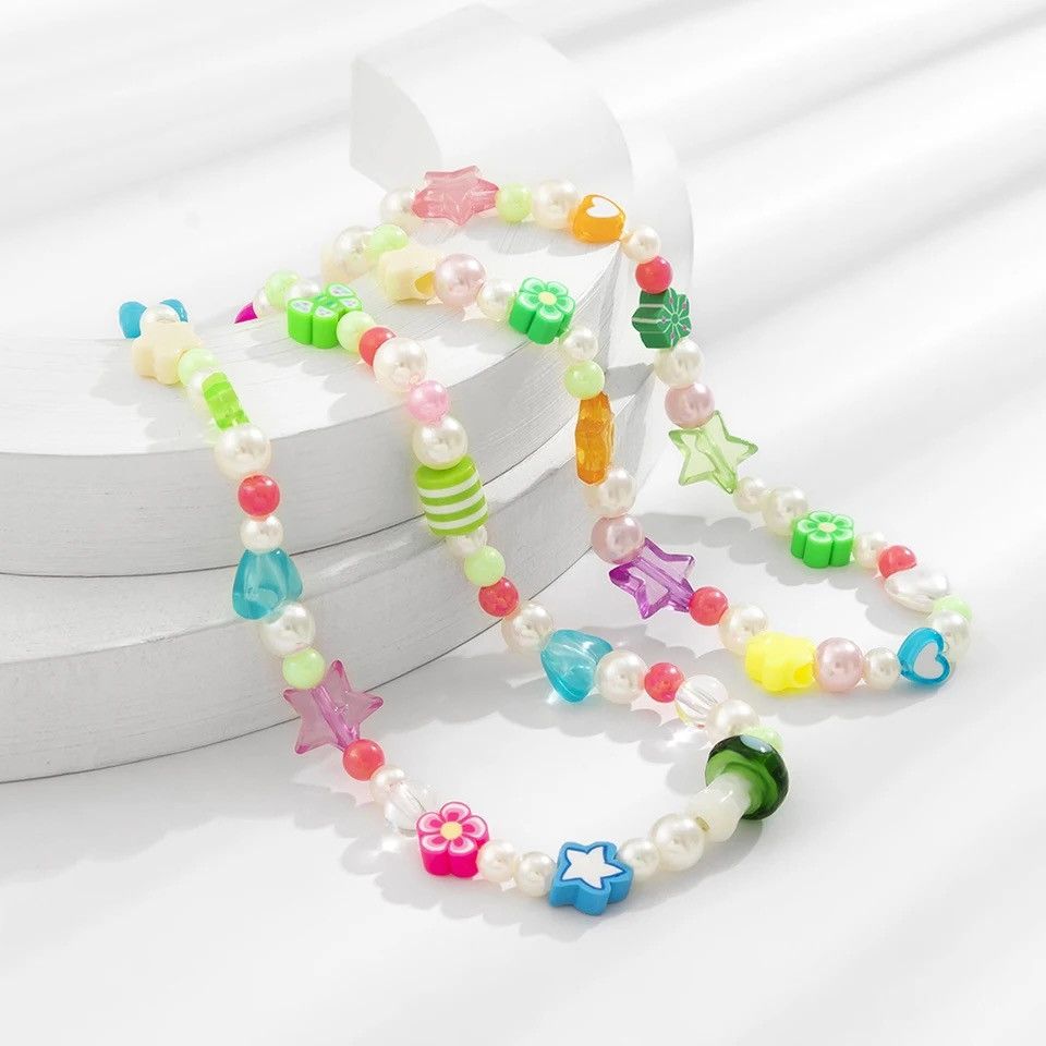 Japanese Brand × Jewelry Double Colorful Star Necklaces Chain Size ONE SIZE - 3 Thumbnail