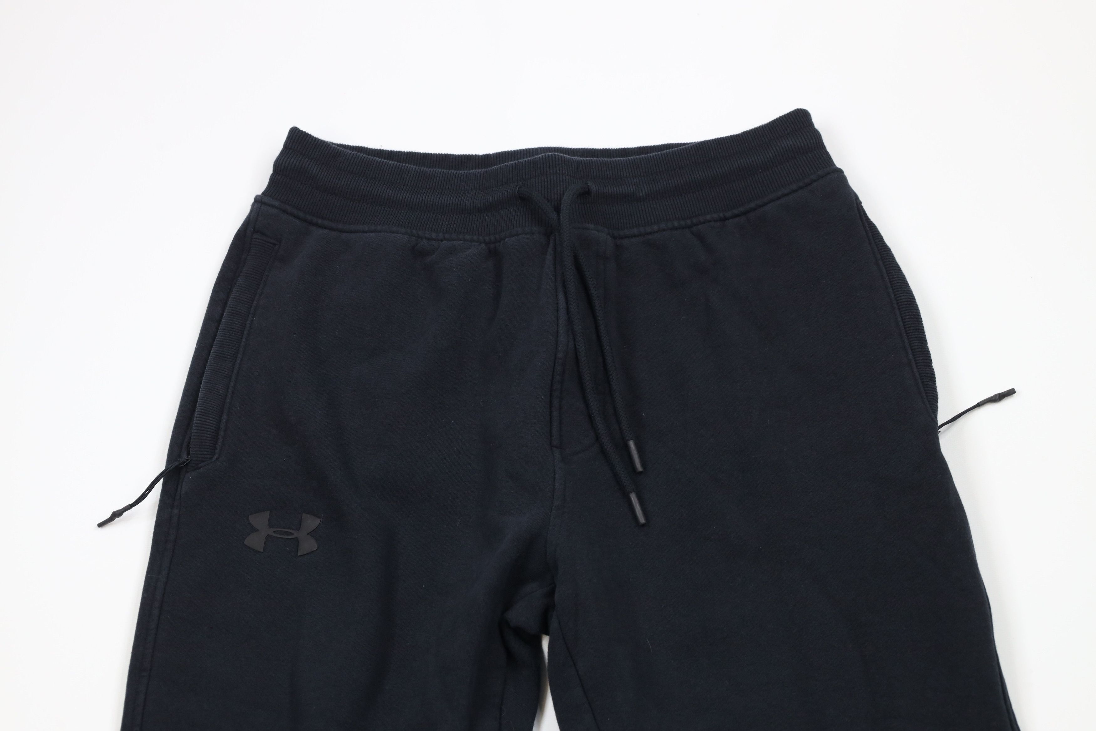 Under Armour Fitted ColdGear Cuffed Sweatpants Joggers Black