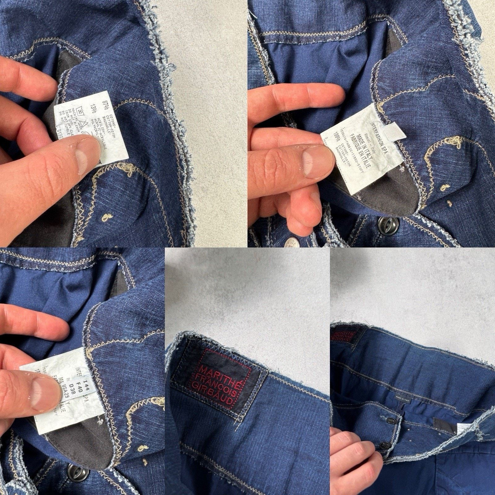 Marithe + Francois Girbaud Marithe Francois Girbaud Cargo Skirt Blue Cotton Size IT 44 Size M / US 6-8 / IT 42-44 - 23 Thumbnail
