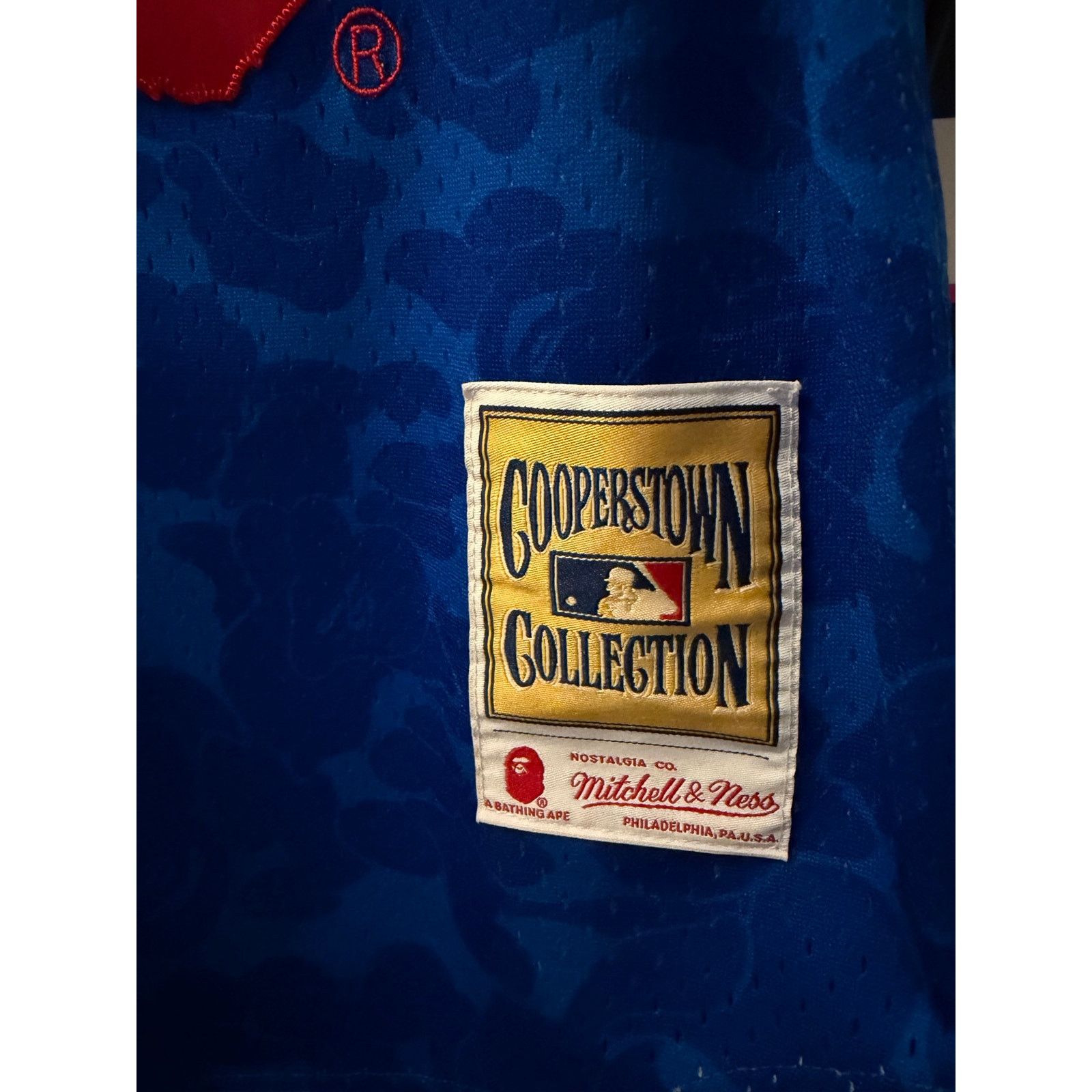 Bape Bape x Mitchell & Ness Dodgers jersey medium Size US M / EU 48-50 / 2 - 4 Thumbnail