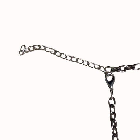 Other Paparazzi black Necklace w/matching Earrings & Red & Silve Size ONE SIZE - 7 Thumbnail