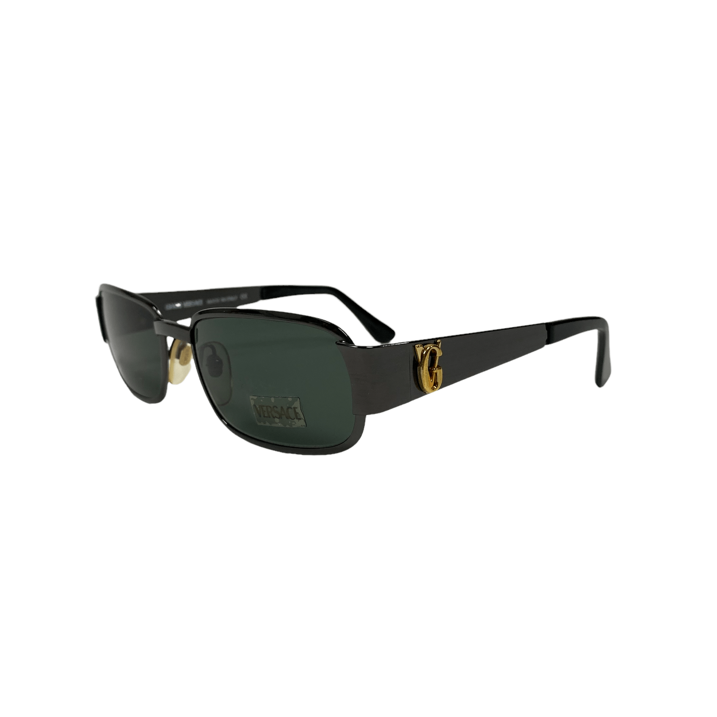 Versace Deadstock Versace Black Sunglasses - O/S Size ONE SIZE - 2 Thumbnail