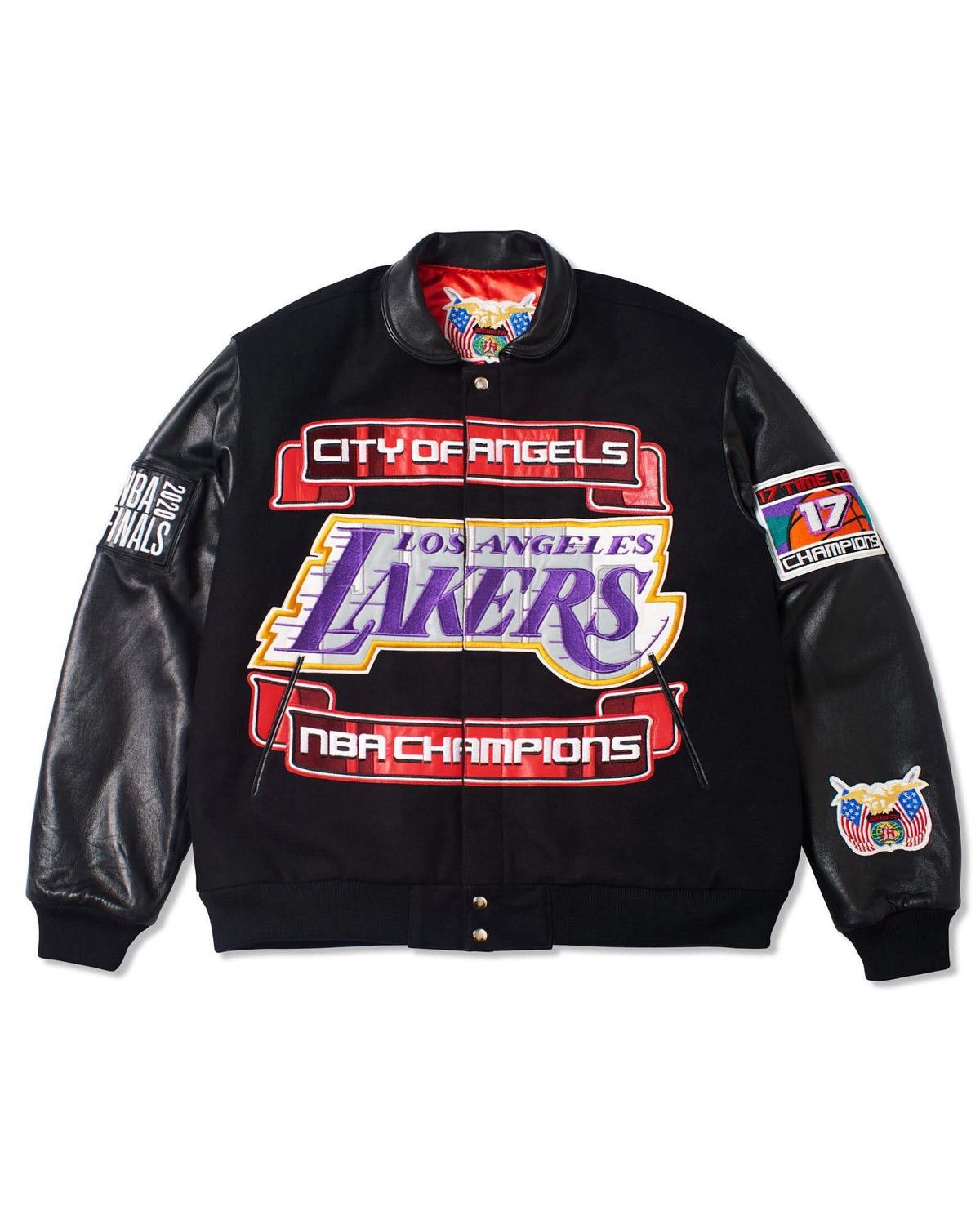 image of Jeff Hamilton Los Angeles Lakers 2020 Championship Jacket in Black, Men's (Size 2XL)