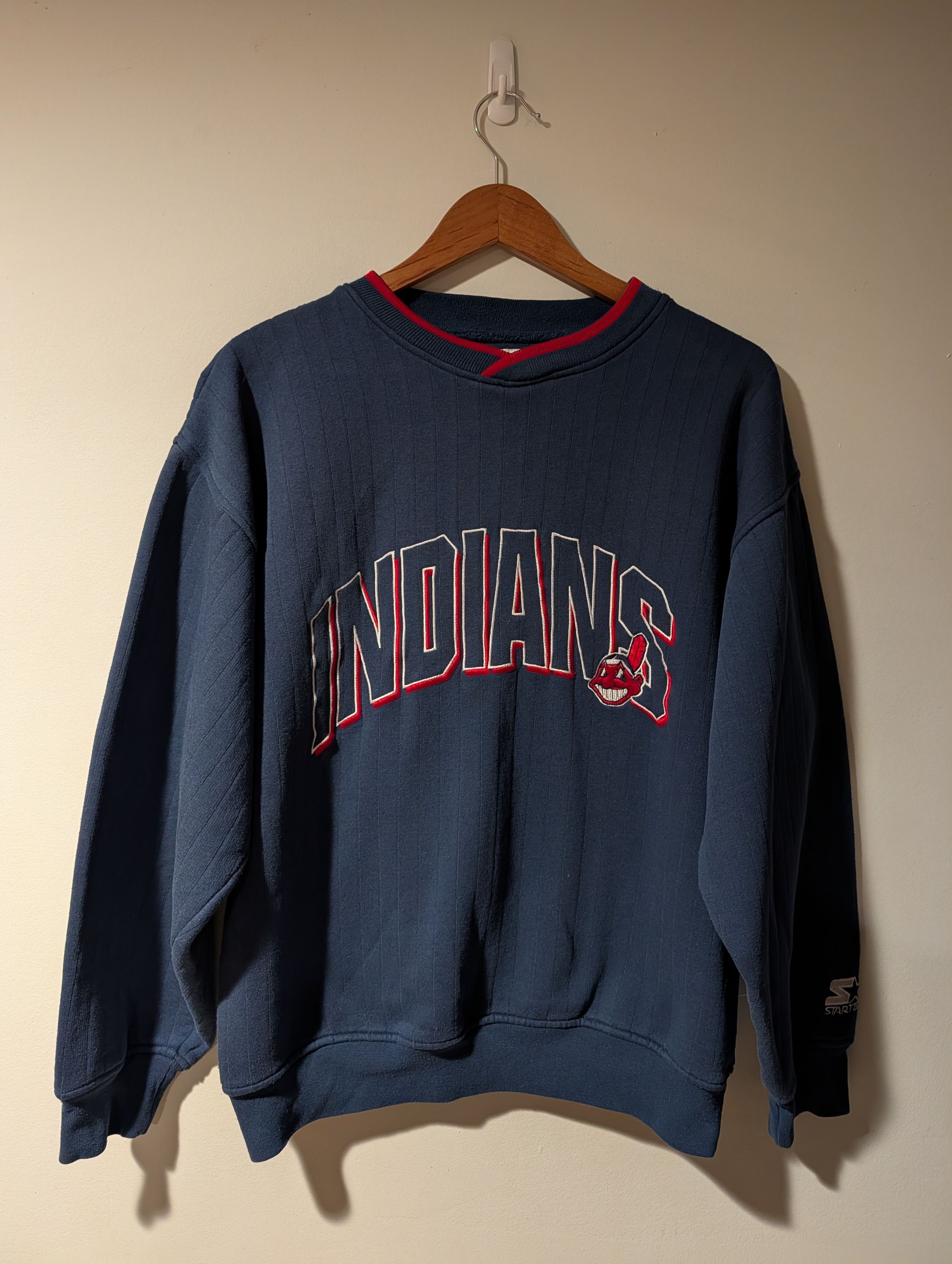 MLB Vintage Starter Cleveland Indians Sweatshirt Crewneck Size US M / EU 48-50 / 2 - 1 Thumbnail