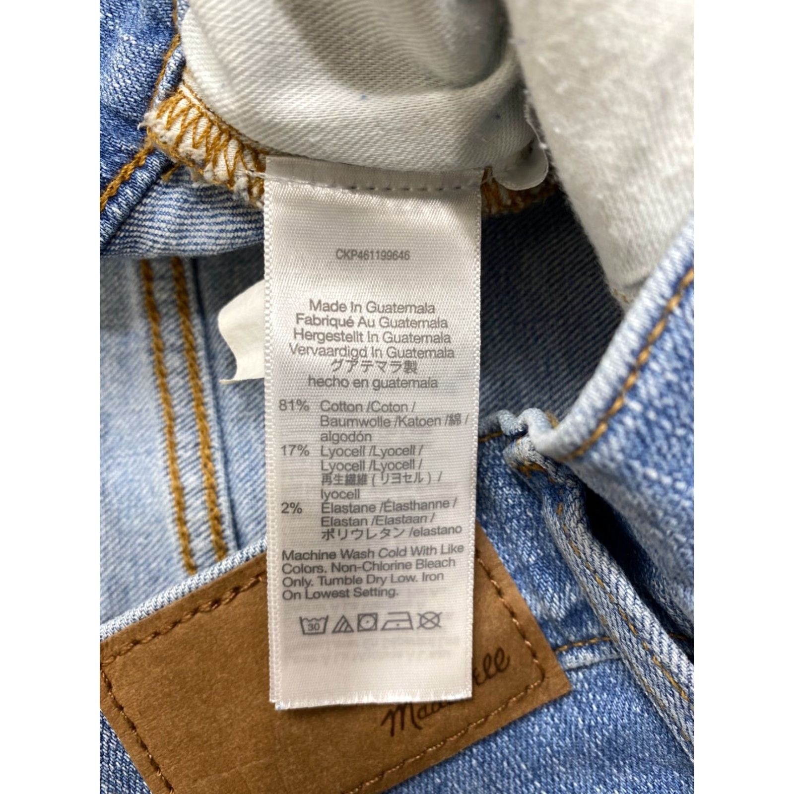 Madewell VINTAGE Madewell Jeans Women 27x27 Blue High Rise Casual Regular 9820 Straight Pockets Stretch Size 27" / US 4 / IT 40 - 4 Thumbnail
