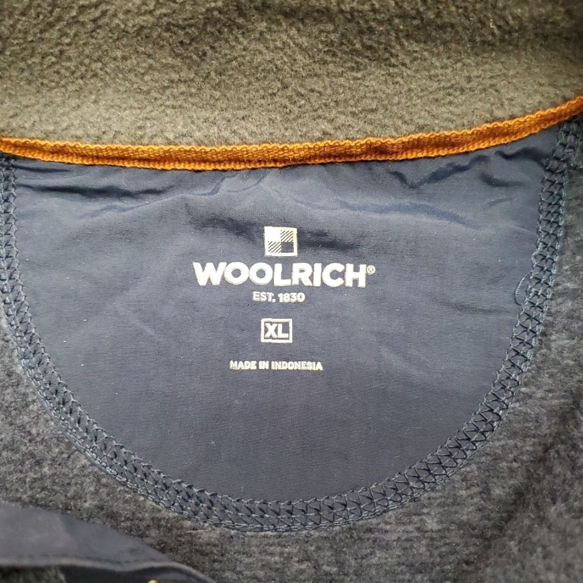 Vintage VINTAGE Woolrich Sweater Mens XL Blue Heather 1/4 Snap T Pullover Casual Gorp Logo Mock Neck All Seasons Size US XL / EU 56 / 4 - 5 Thumbnail
