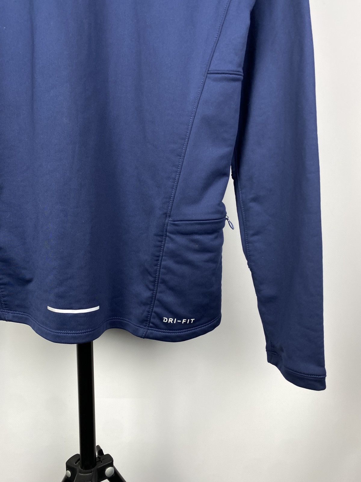 Nike × Vintage Vintage Zip 1/4Nike Mini Swoosh Embroidery Logo Sweatshirt Size US M / EU 48-50 / 2 - 7 Thumbnail