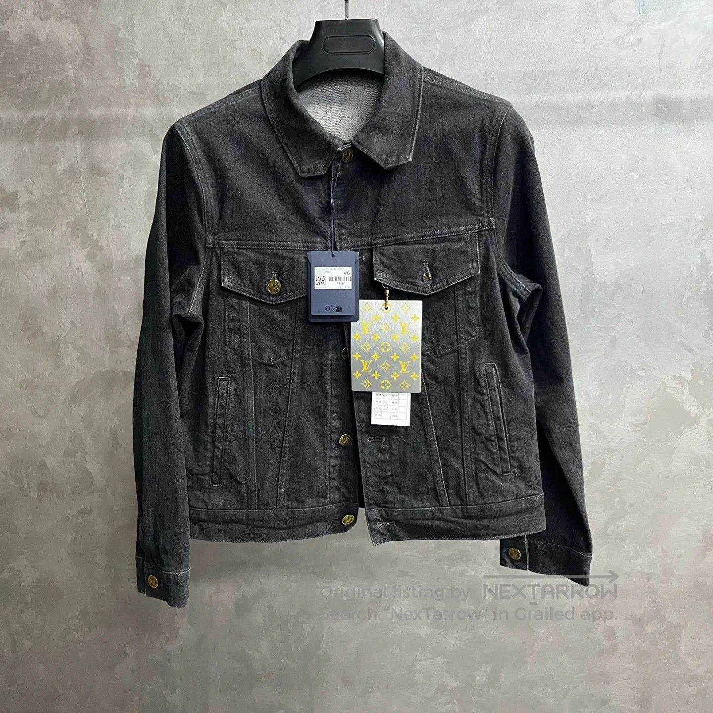 Louis Vuitton Louis Vuitton Black Print Lapel Jacket. Size US S / EU 44-46 / 1 - 1 Thumbnail