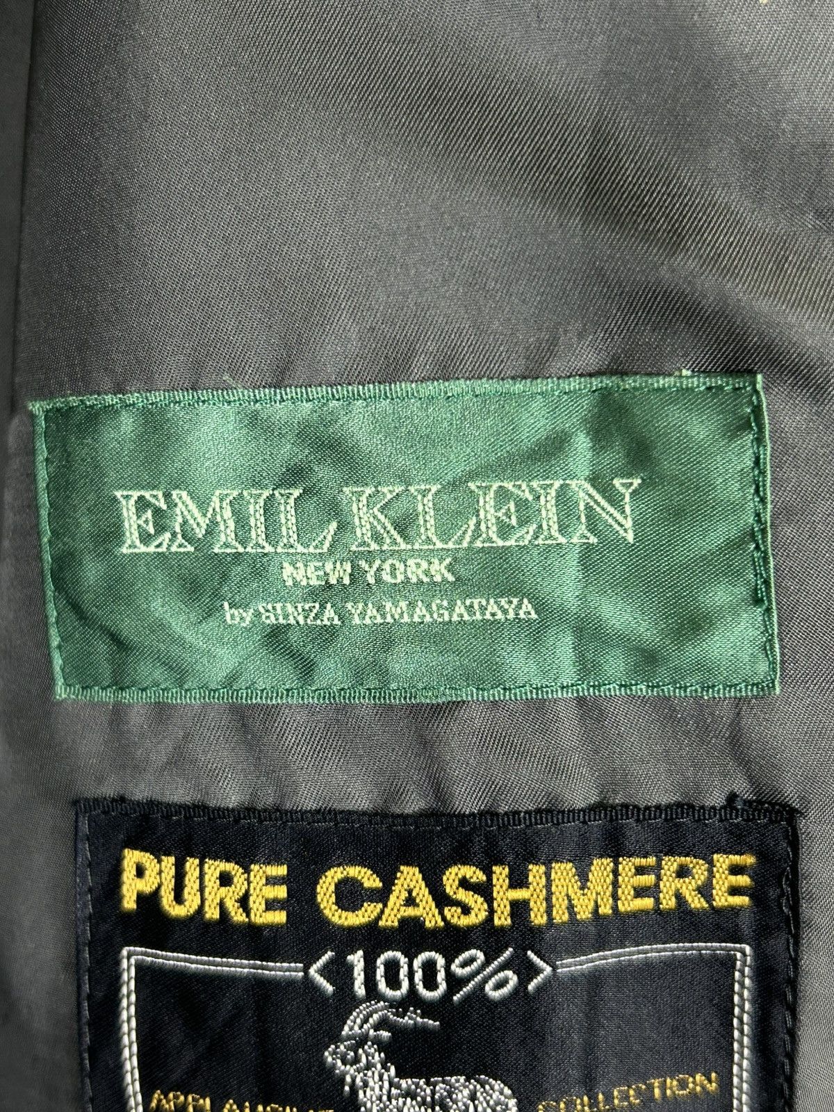 Extreme Cashmere × Japanese Brand × Vintage ⚡️Vintage Emil Klein Cashmere Button Long Coat Size US L / EU 52-54 / 3 - 9 Thumbnail