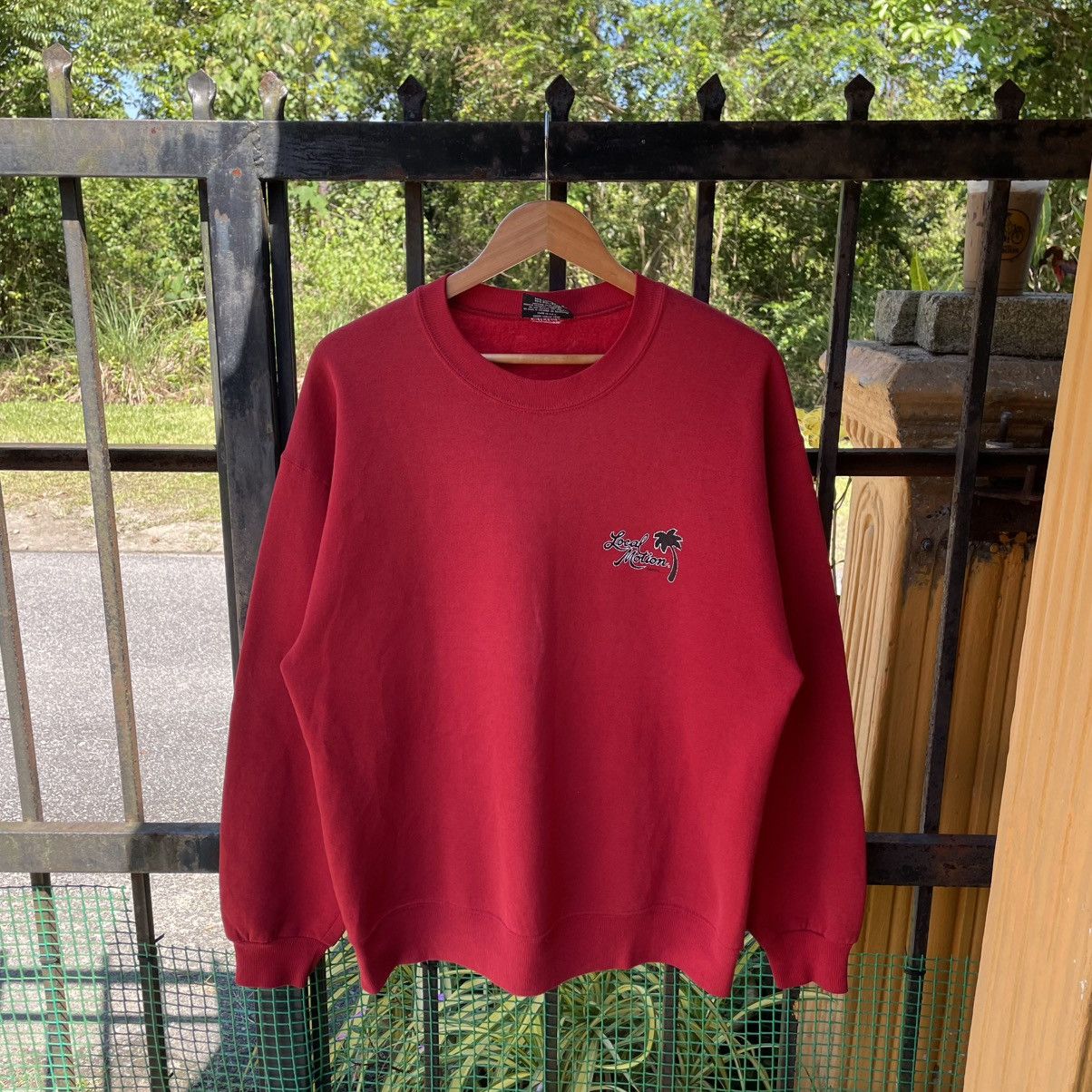 Vintage 🔥Vintage 90s Local Motion USA Made Big Logo Sweatshirts Size US M / EU 48-50 / 2 - 3 Thumbnail
