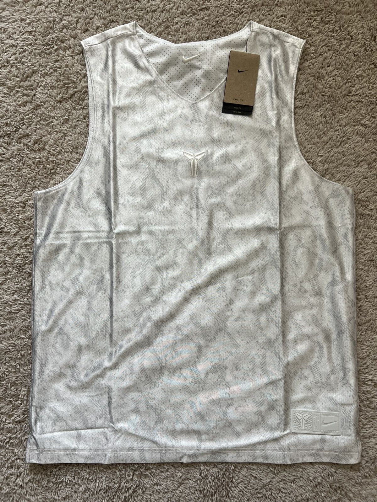 Nike Nike Kobe Dri-FIT White Reversible Jersey Size US XXL / EU 58 / 5 - 1 Thumbnail