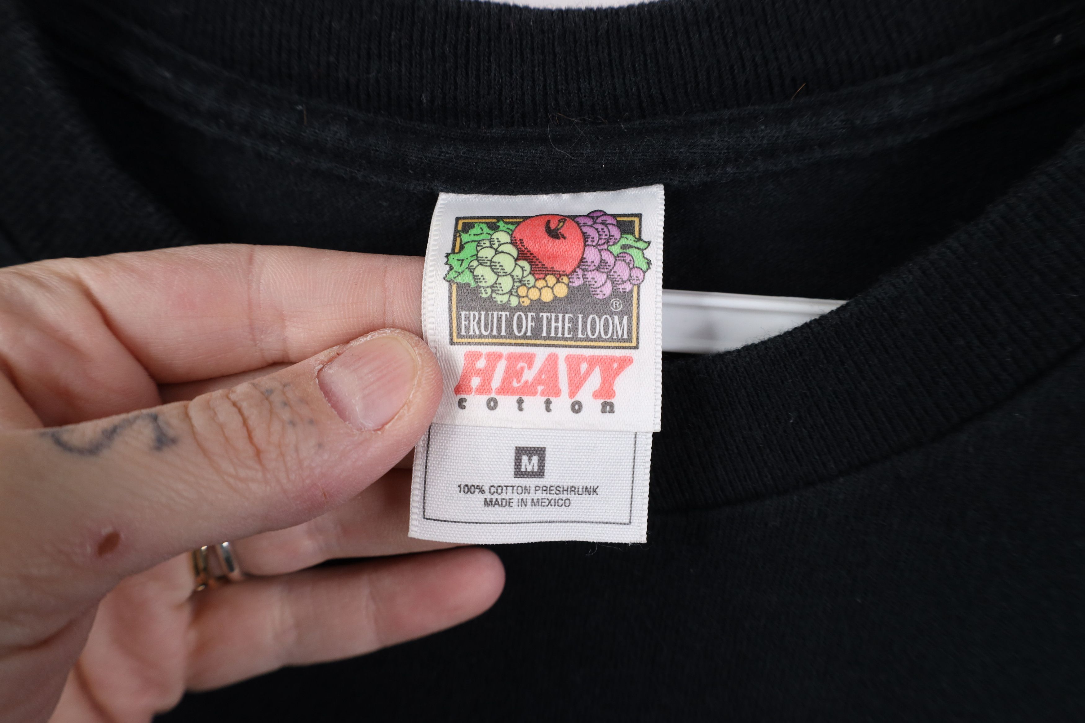 Vintage Vintage 90s Streetwear Blessed In Hell Michigan T-Shirt Size US M / EU 48-50 / 2 - 6 Thumbnail