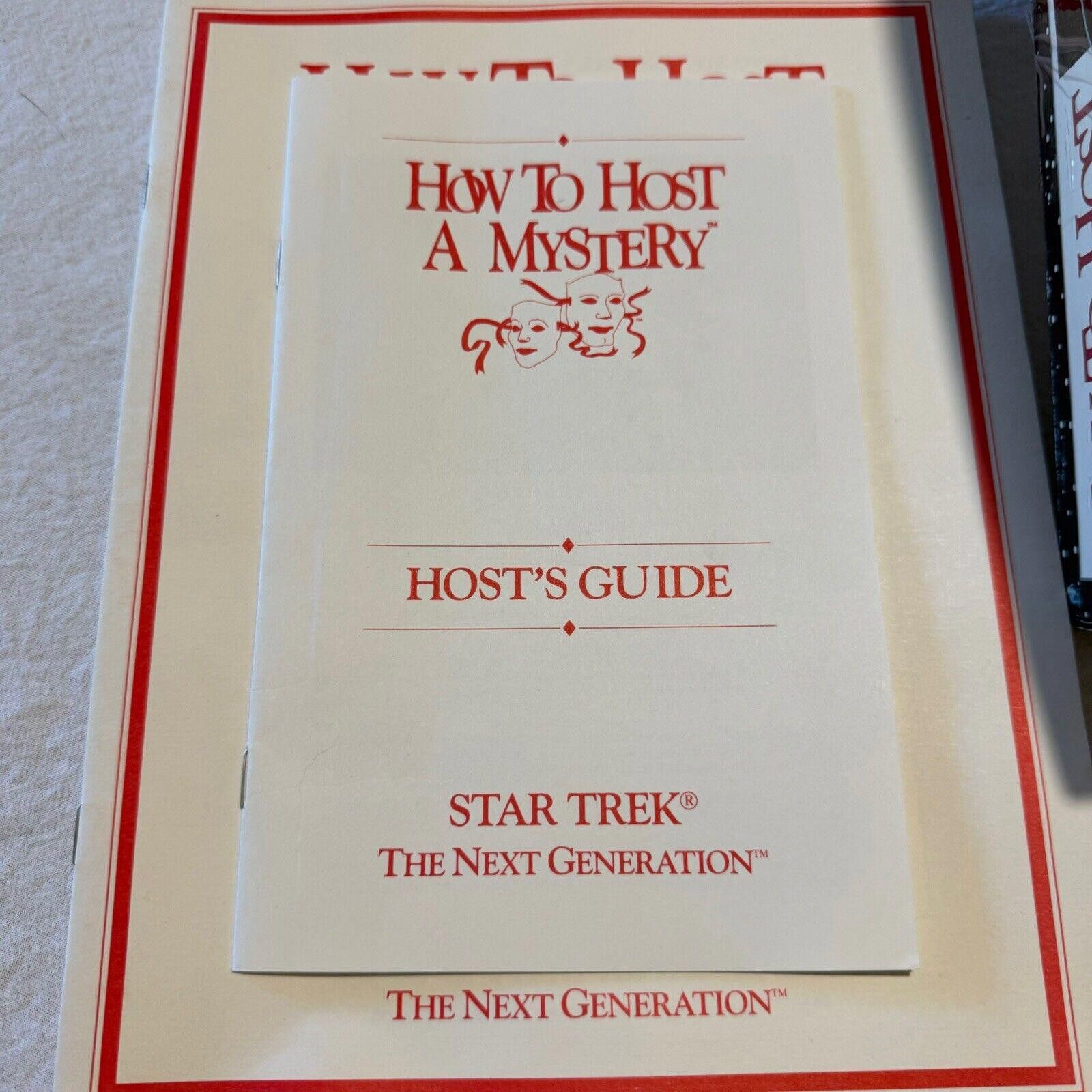 Designer VTG How to Host a Mystery: Star Trek Next Generation Game Size ONE SIZE - 11 Thumbnail