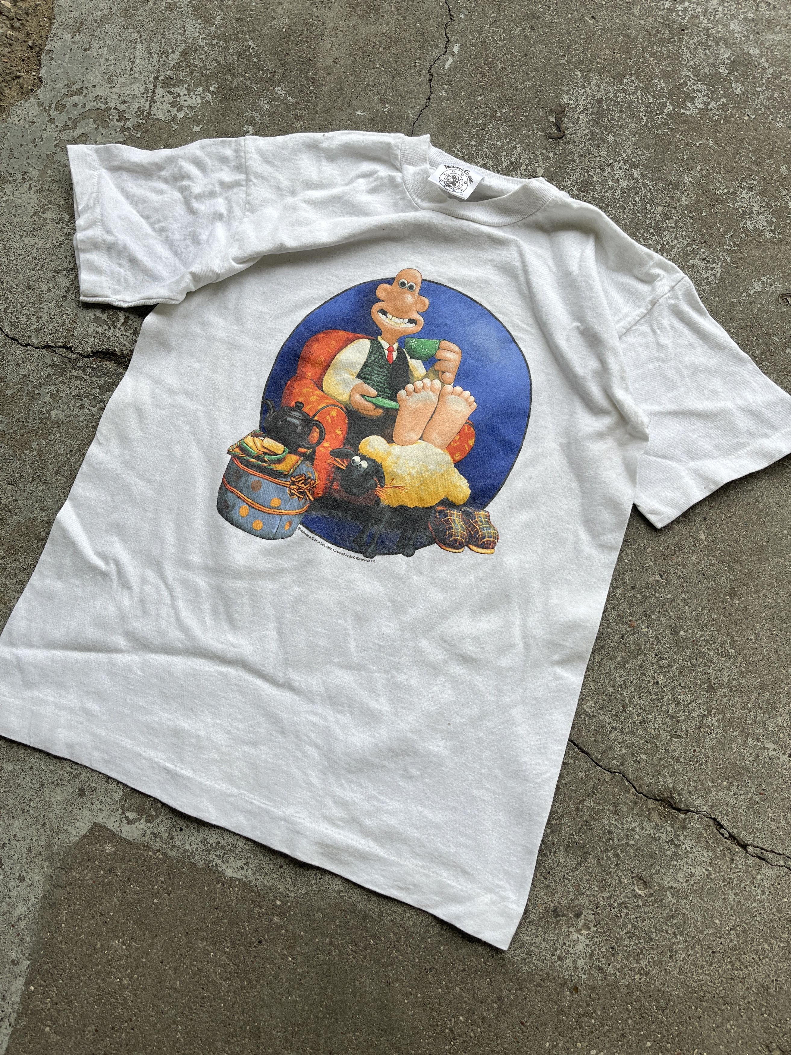 Other Wallace & Gromit 1989 vintage cartoon tee Size US S / EU 44-46 / 1 - 1 Thumbnail