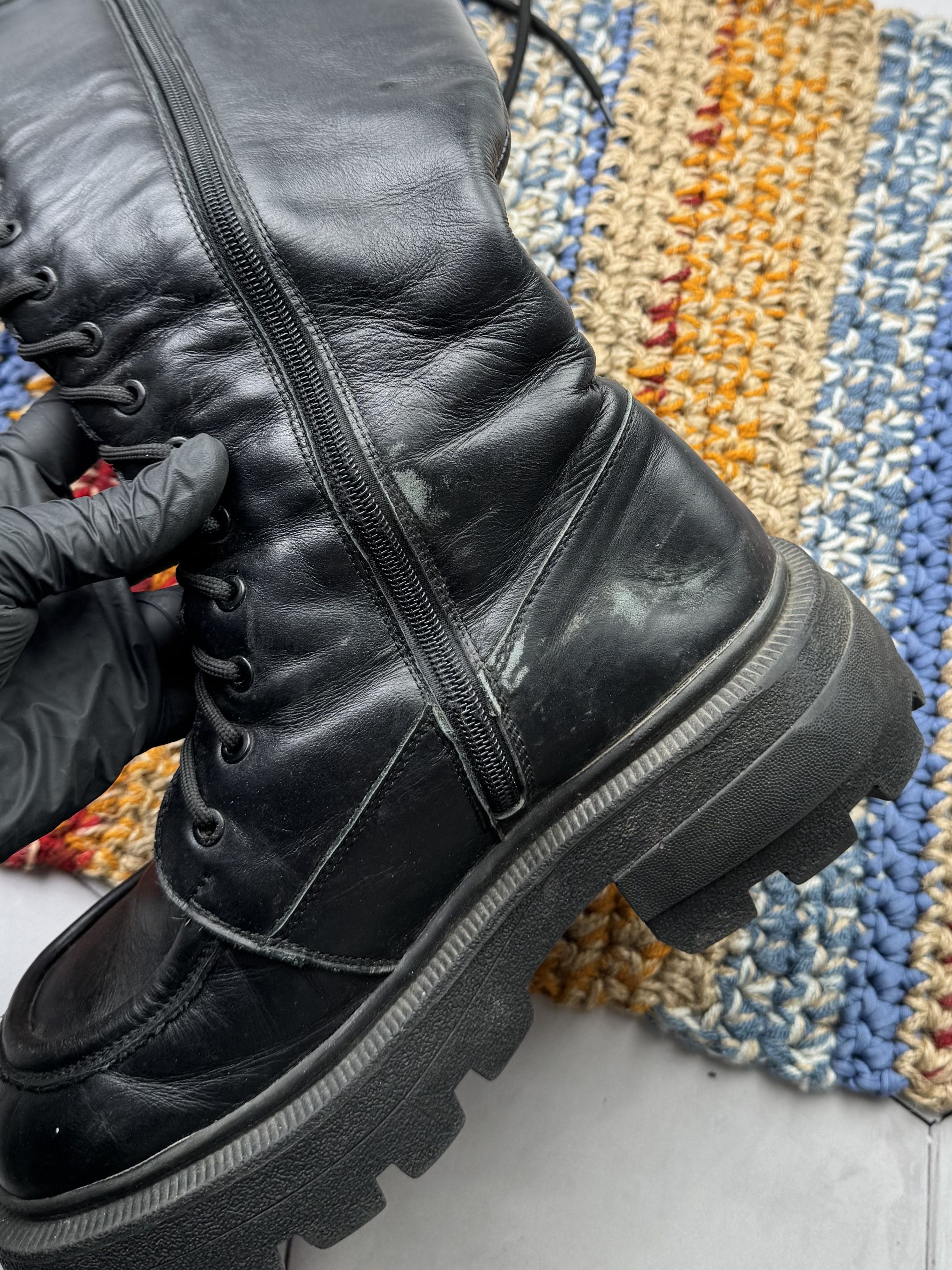 Vintage Vintage Leather Oversized Boots Size US 9 / IT 39 - 7 Thumbnail