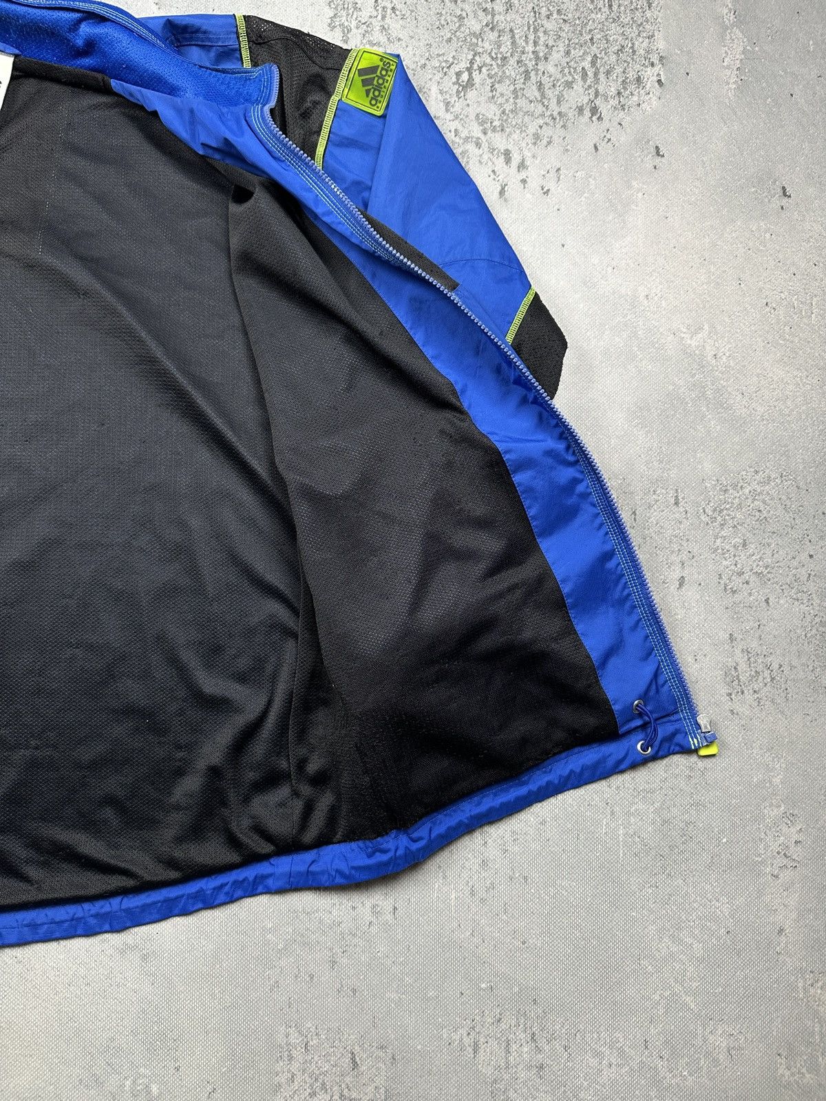 Adidas Vintage Adidas Equipment Blue Black Neon Trim Jacket 90s 80s Size US XL / EU 56 / 4 - 11 Thumbnail
