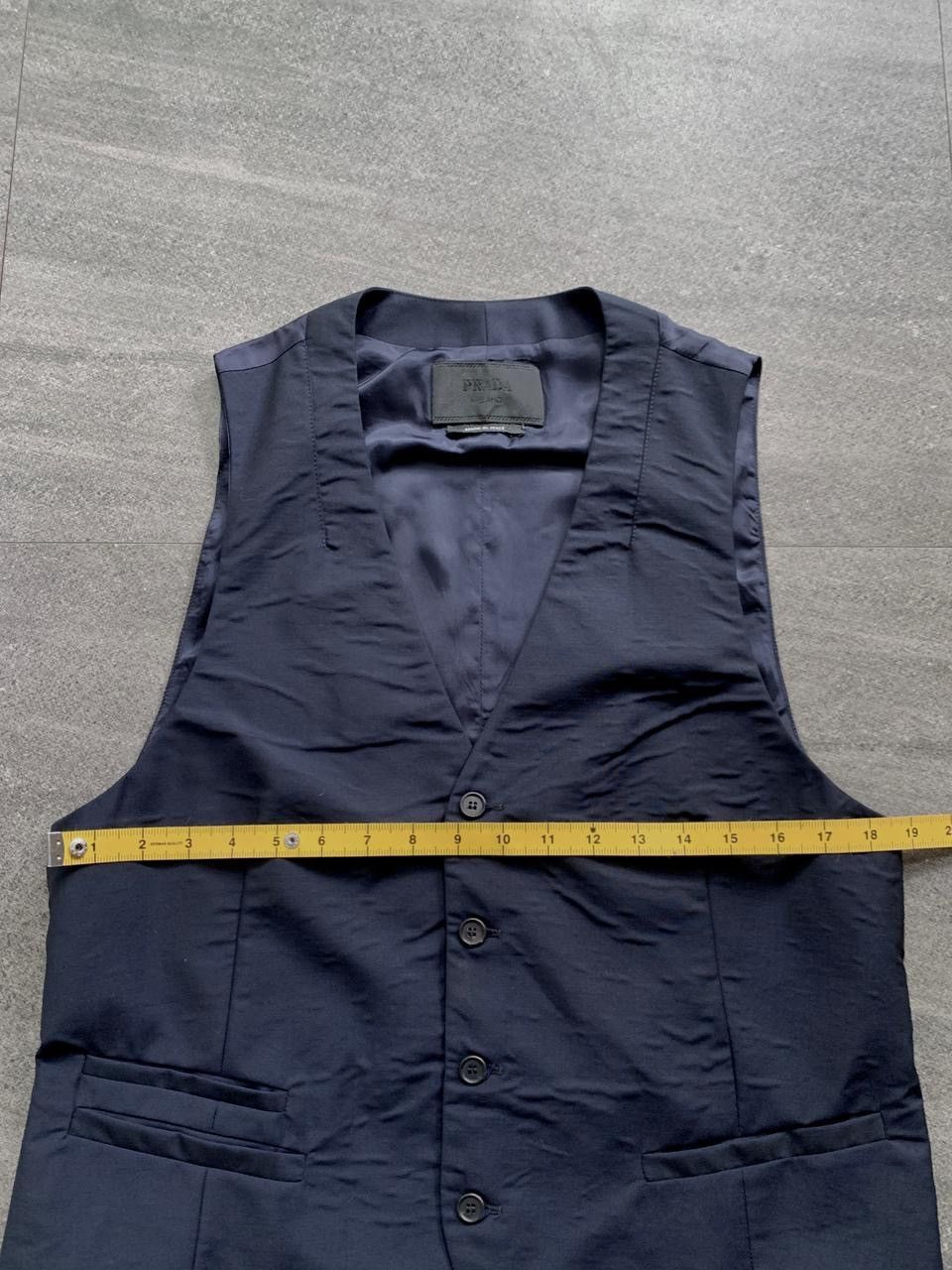 Prada FREE TAX! Buckleback Hybrid Tailored Vest Size US L / EU 52-54 / 3 - 11 Thumbnail